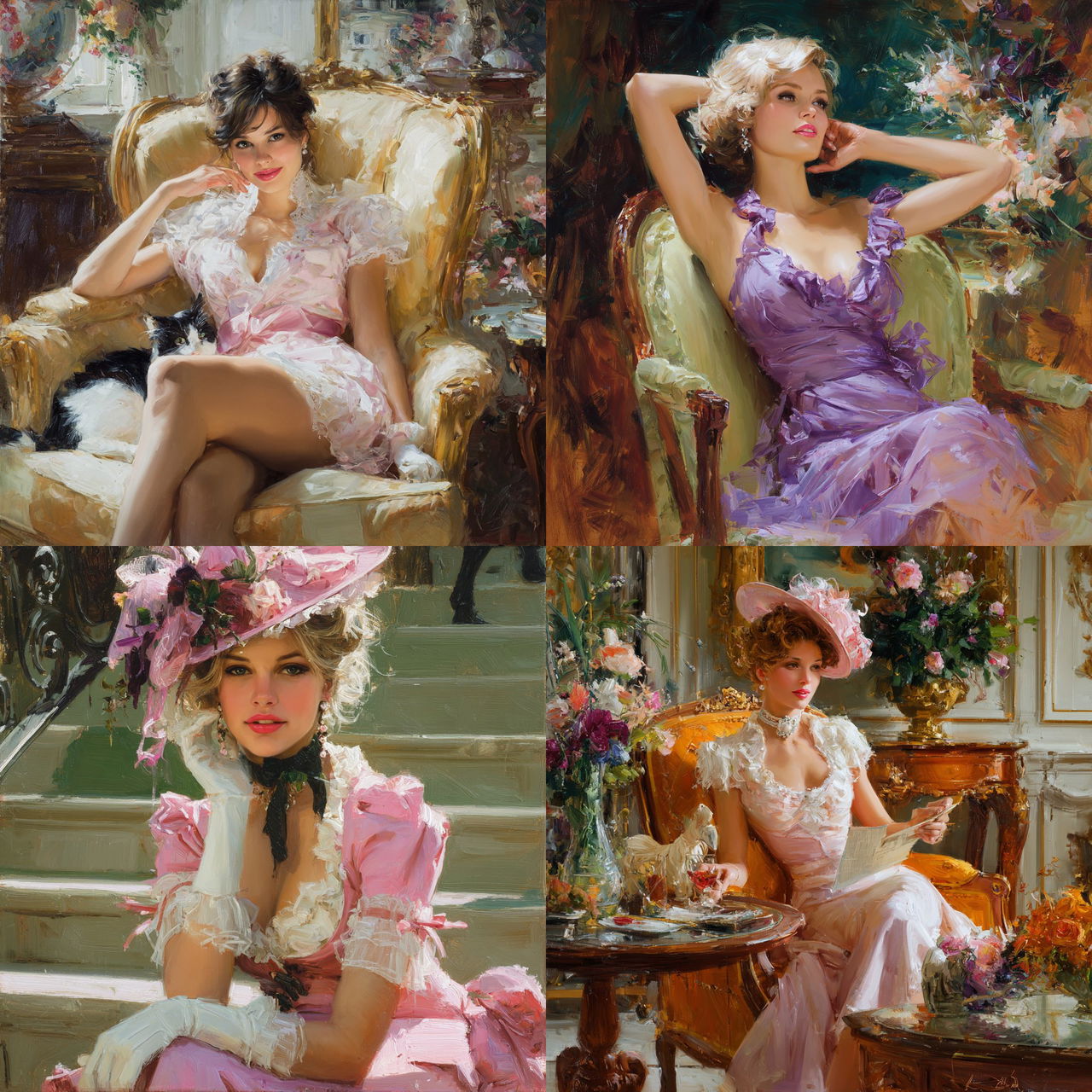 Konstantin Razumov style, Midjourney V7, render 1 of 4