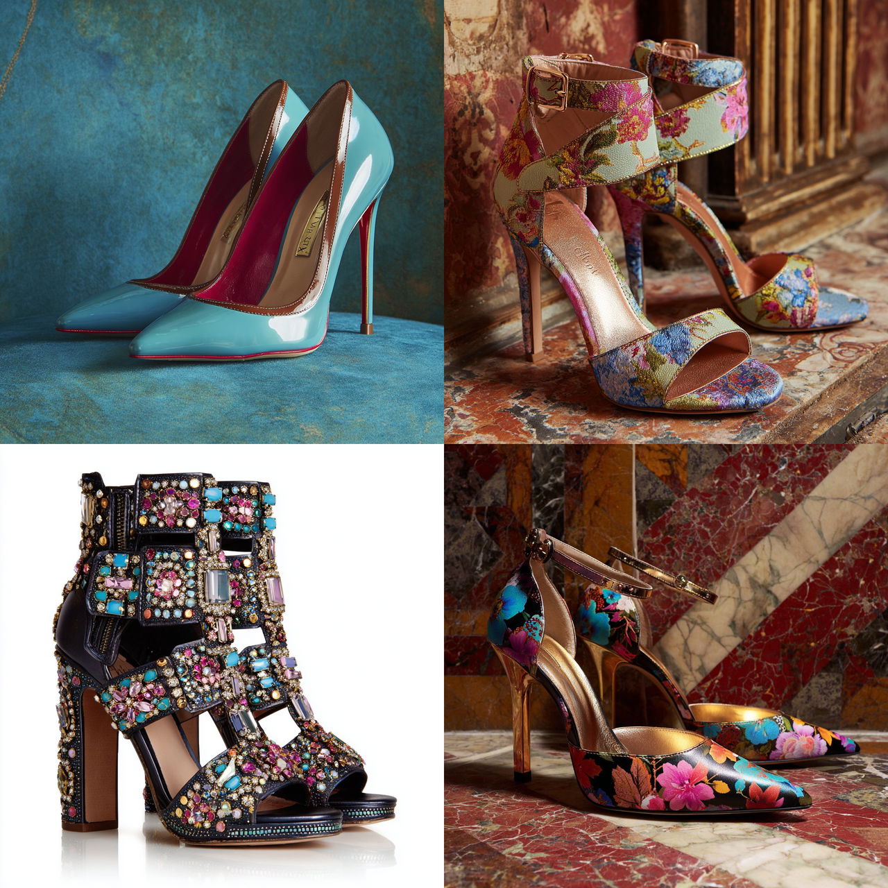 Kurt Geiger style, Midjourney V7, render 1 of 4