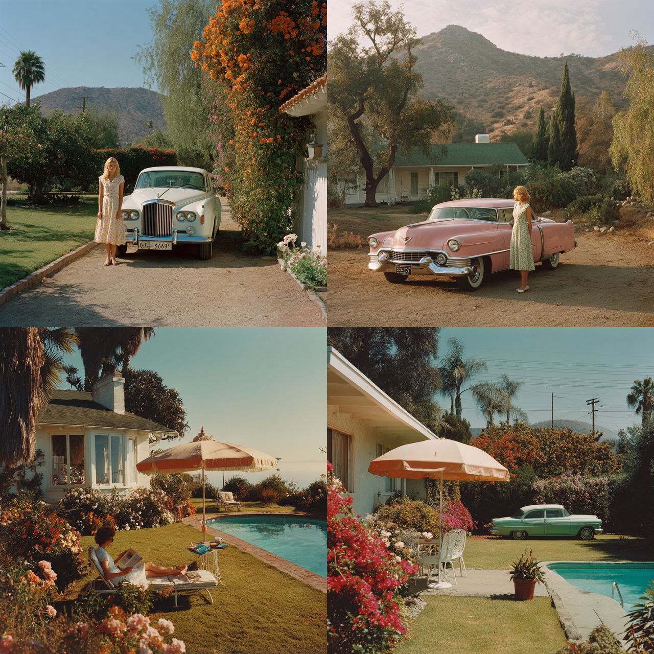 Larry Sultan style, Midjourney V7, render 1 of 4