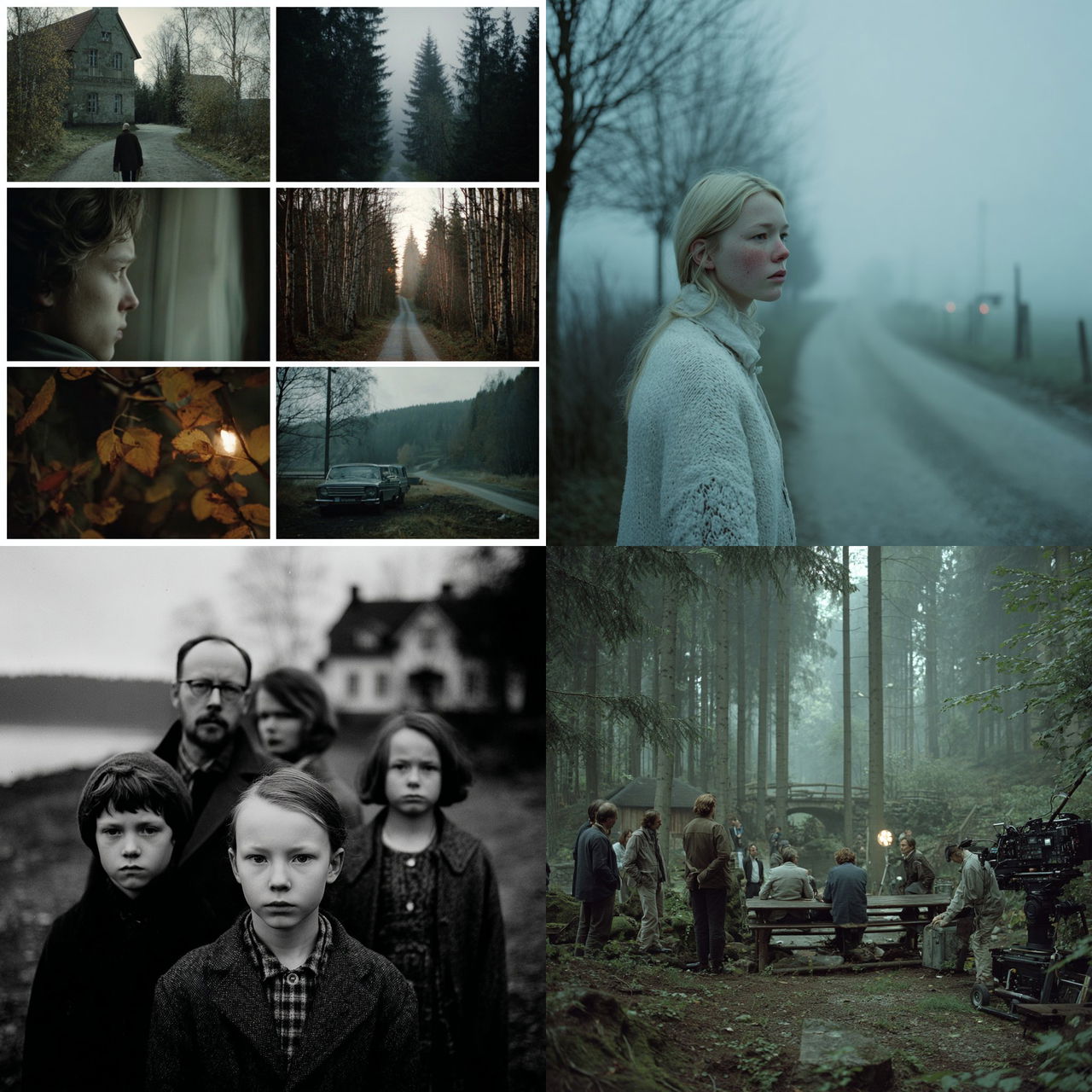 Lars von Trier style, Midjourney V7, render 1 of 4