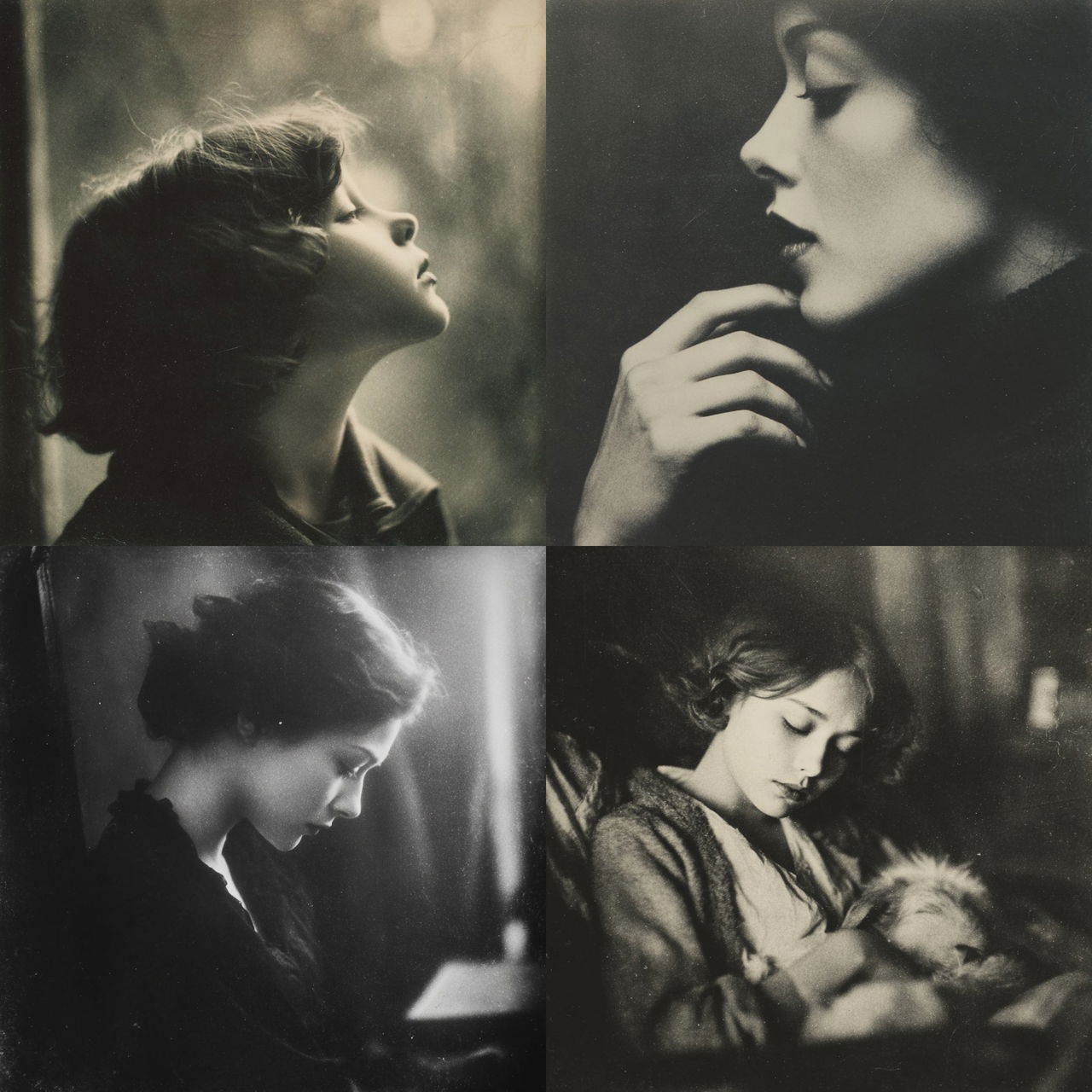 Laure Albin Guillot style, Midjourney V7, render 1 of 4