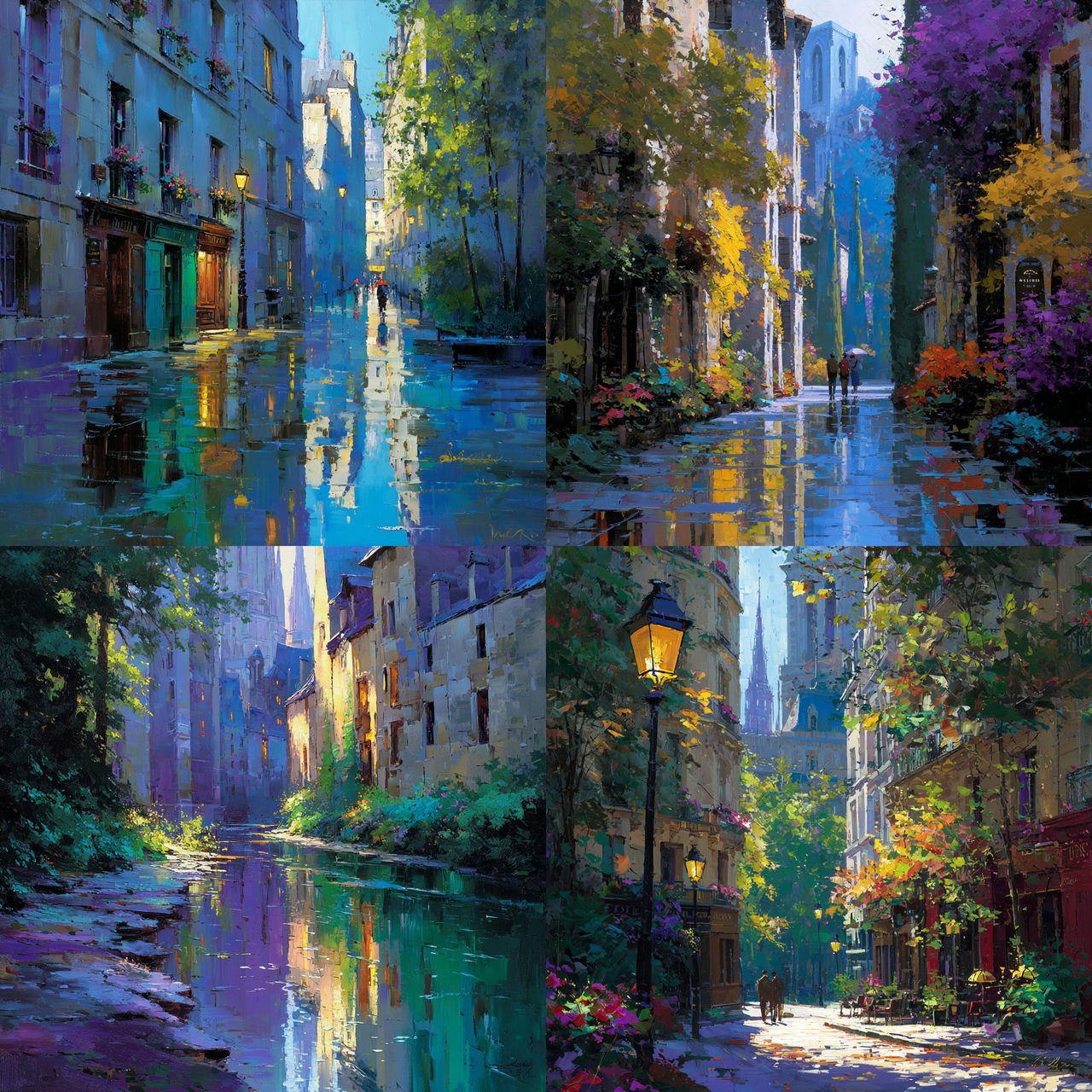 Laurent Parcelier style, Midjourney V7, render 1 of 4
