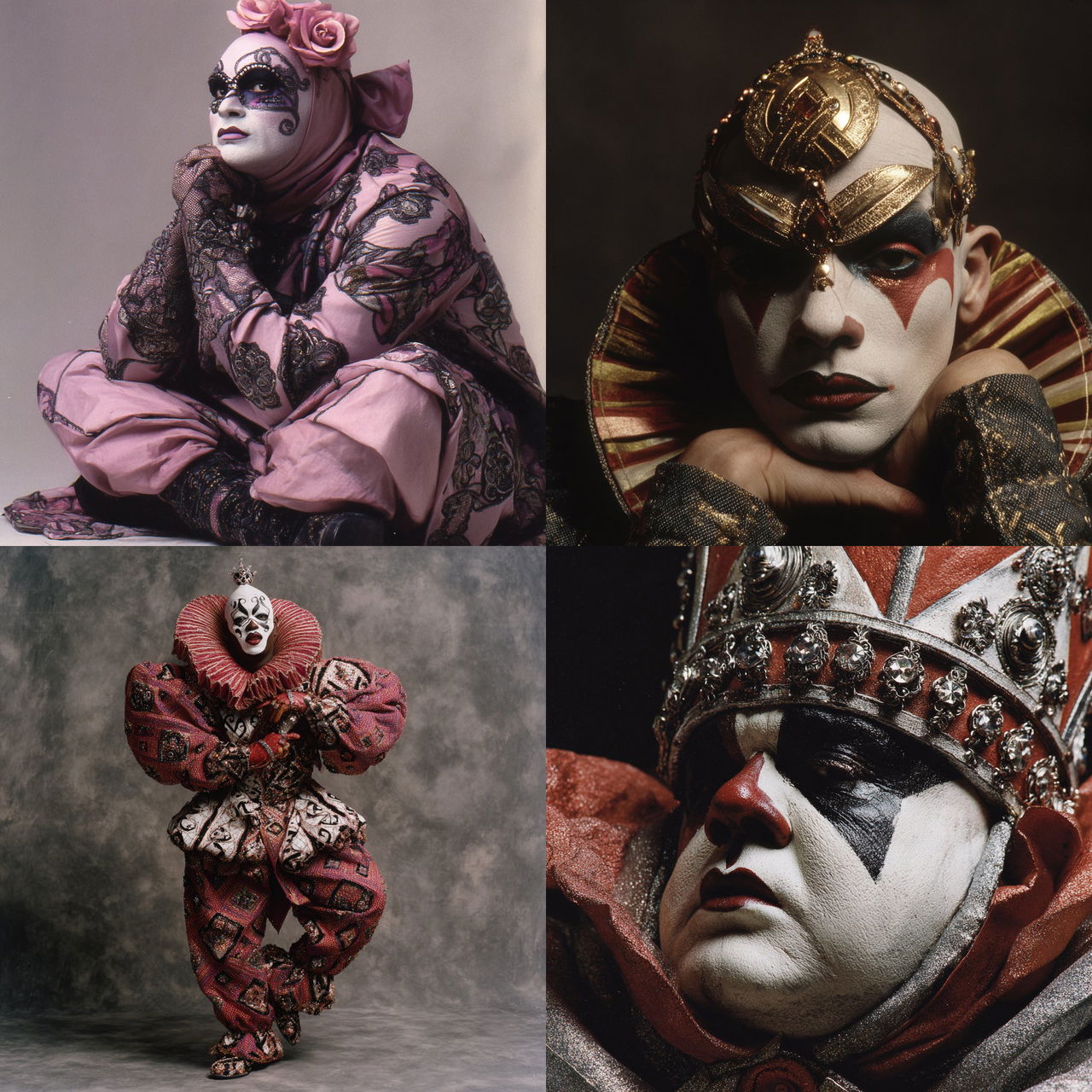 Leigh Bowery style, Midjourney V7, render 1 of 4