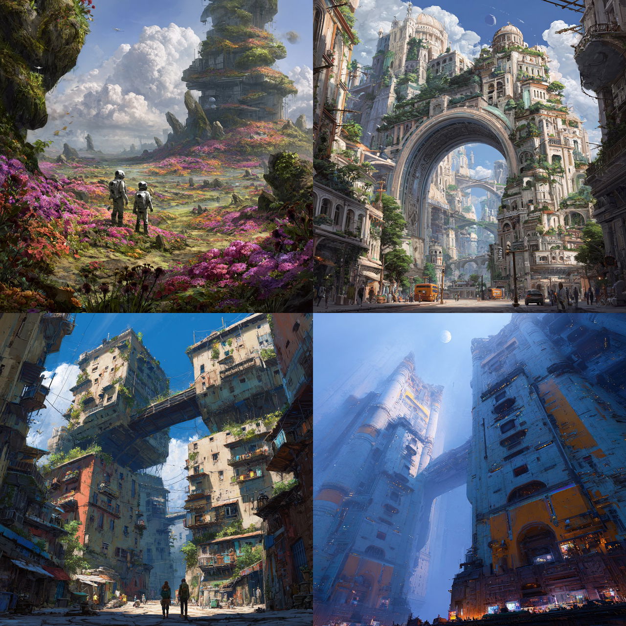 Leon Tukker style, Midjourney V7, render 1 of 4