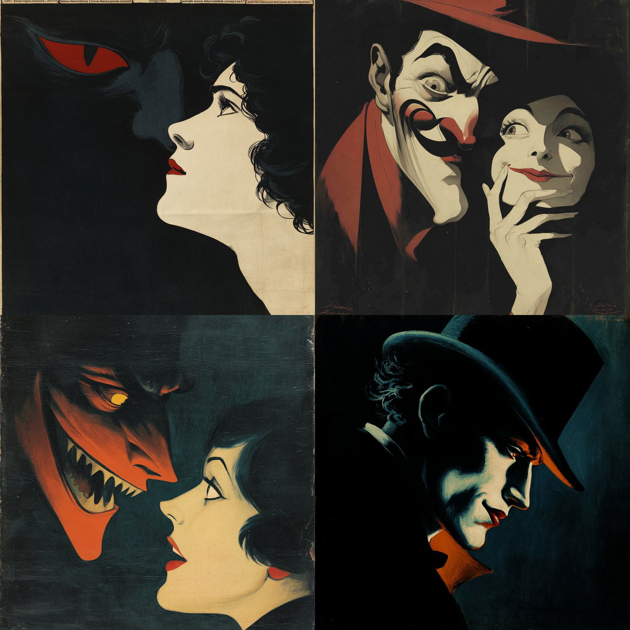Leonetto Cappiello style, Midjourney V7, render 1 of 4