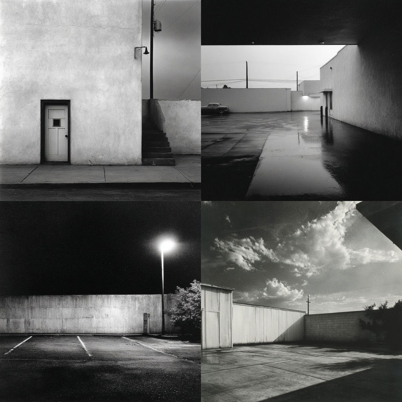 Lewis Baltz style, Midjourney V7, render 1 of 4
