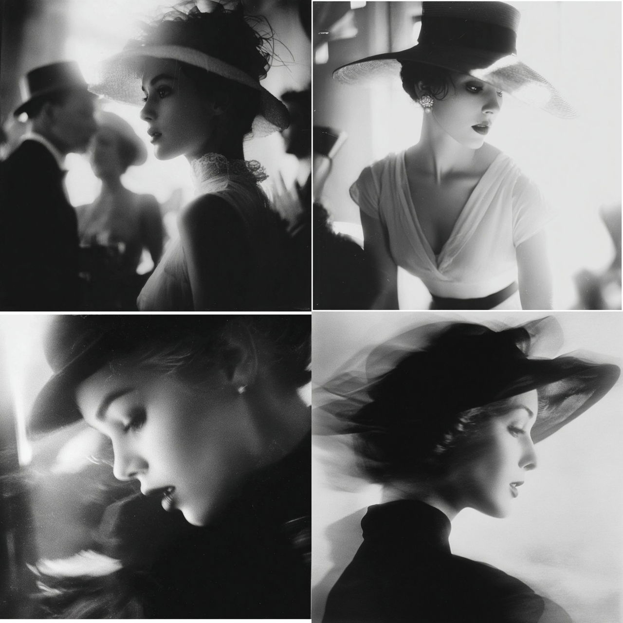 Lillian Bassman style, Midjourney V7, render 1 of 4
