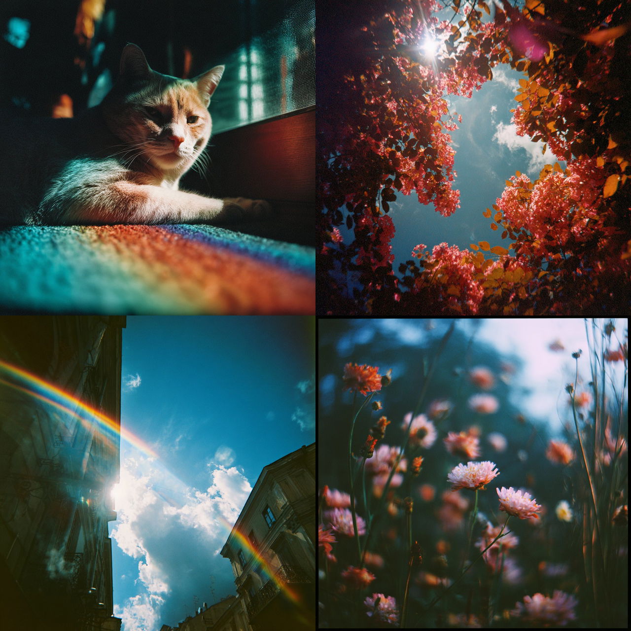 Lomography Color 100 style, Midjourney V7, render 1 of 4