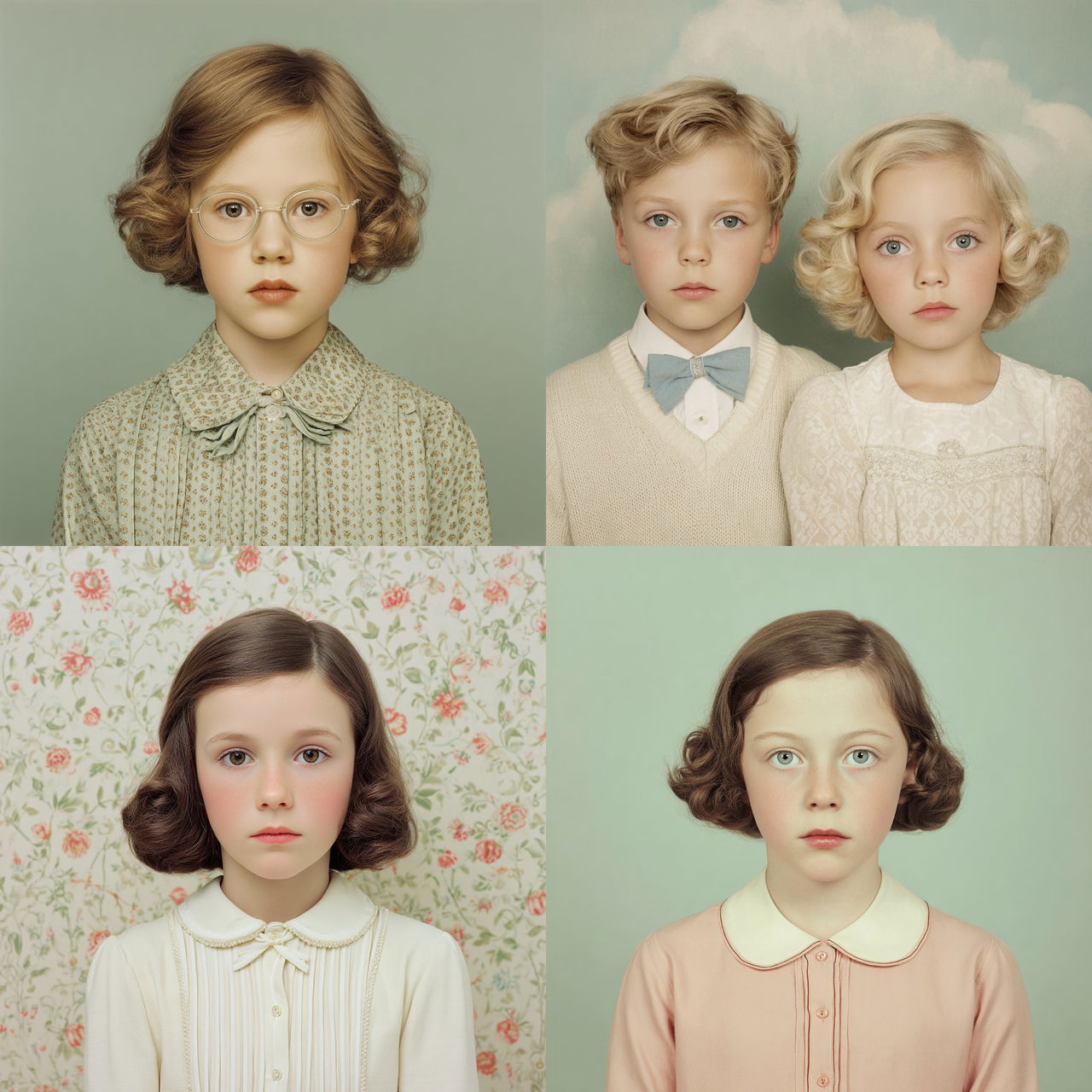 Loretta Lux style, Midjourney V7, render 1 of 4