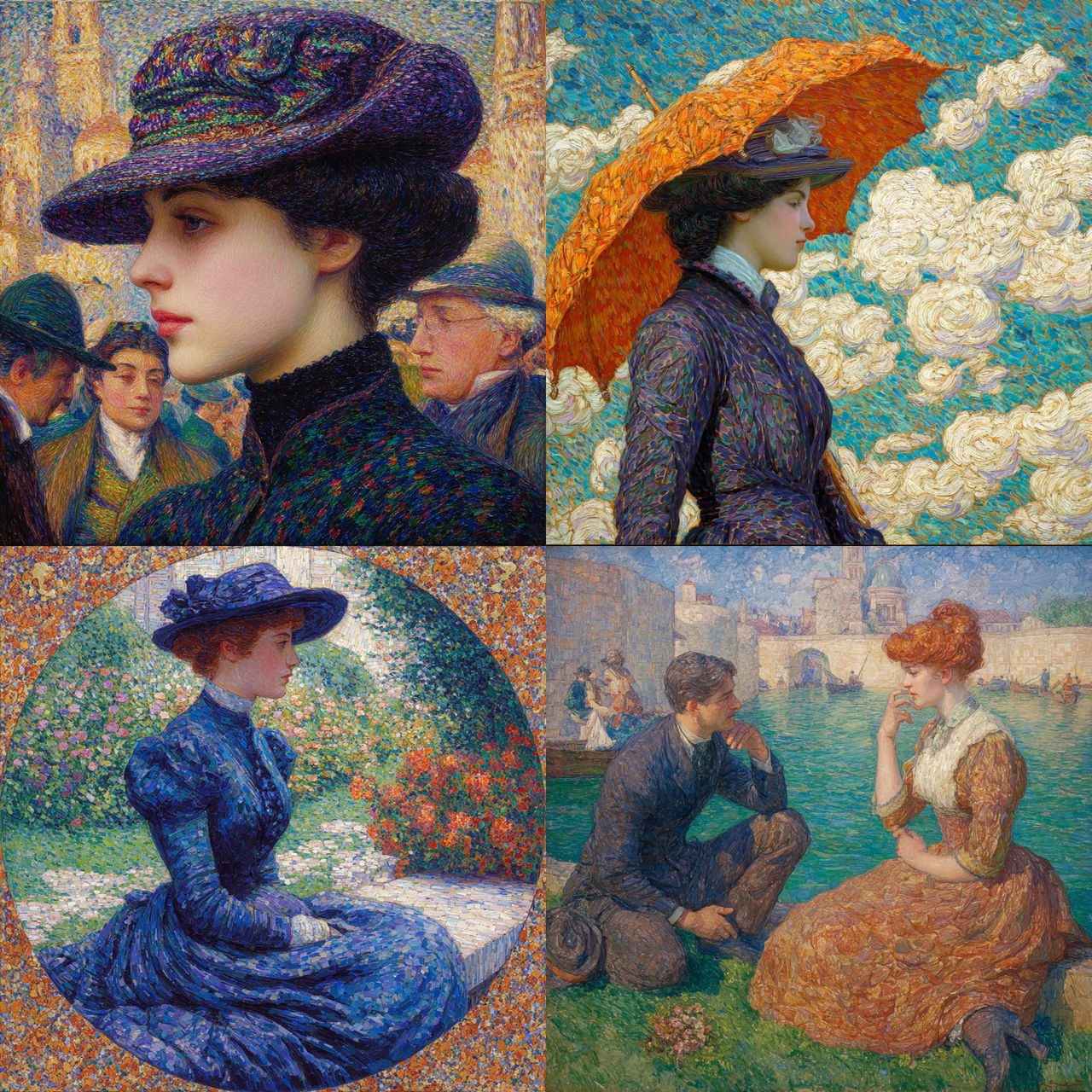 Louis Ritman style, Midjourney V7, render 1 of 4