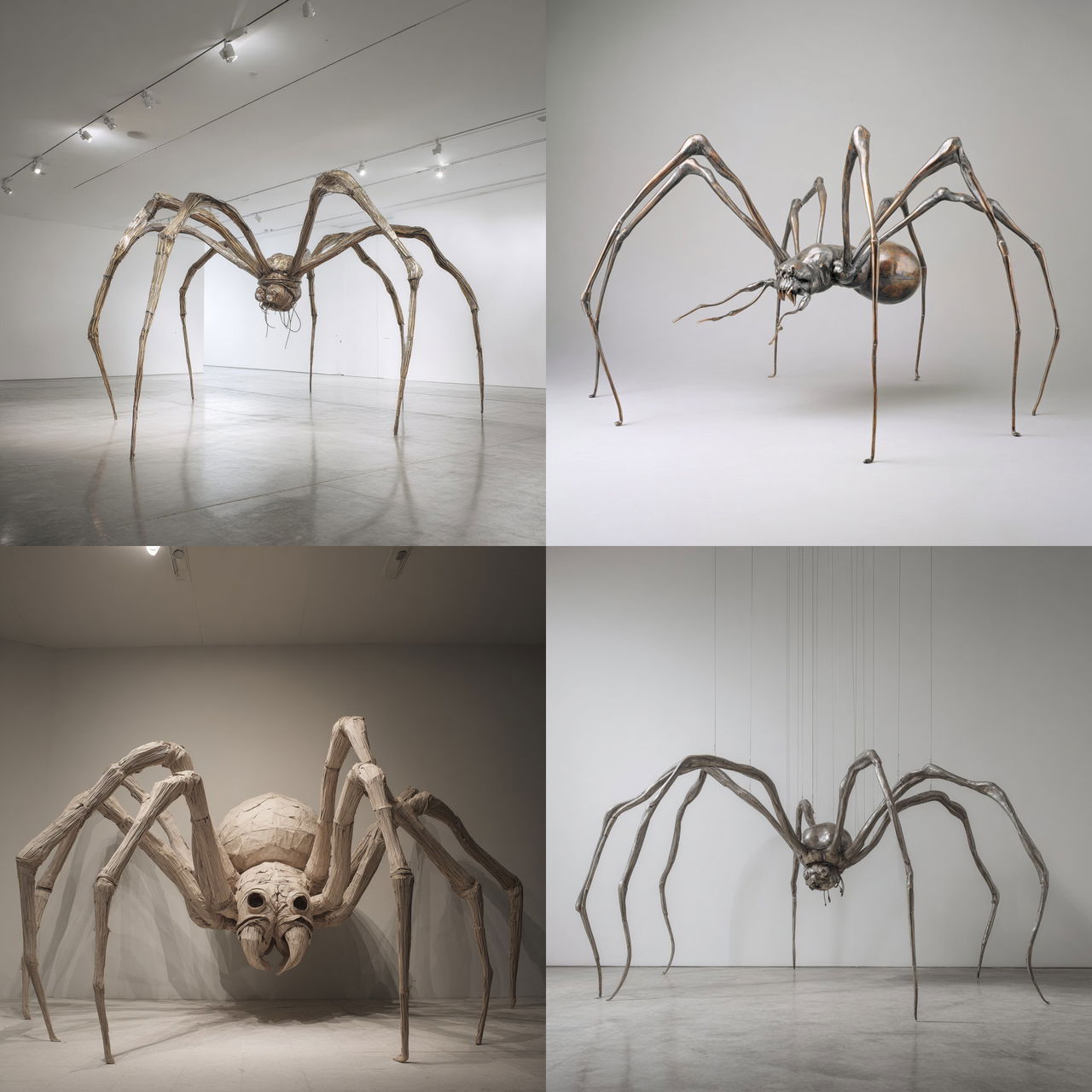 Louise Bourgeois style, Midjourney V7, render 1 of 4
