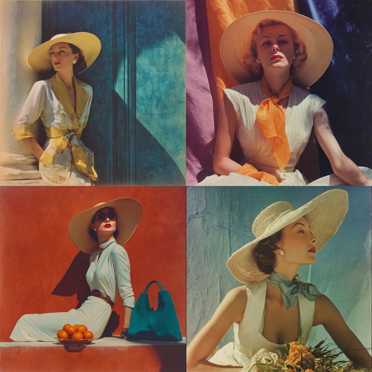 Louise Dahl-Wolfe style, Midjourney V7, render 1 of 4
