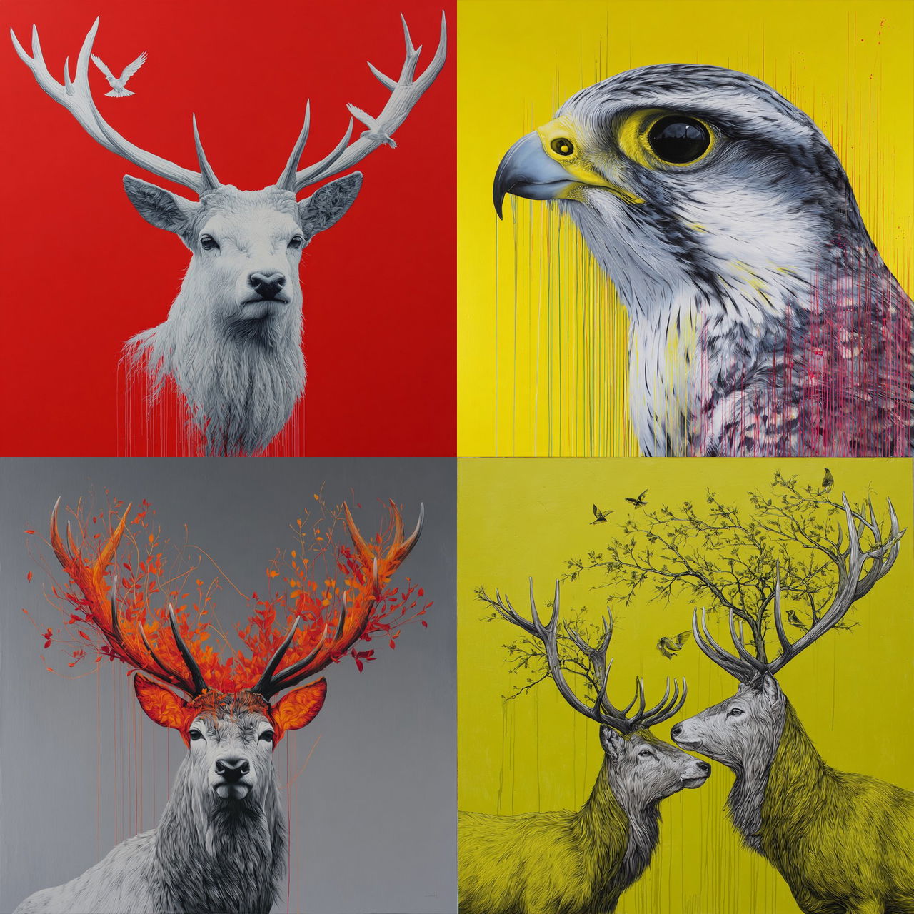 Louise McNaught style, Midjourney V7, render 1 of 4