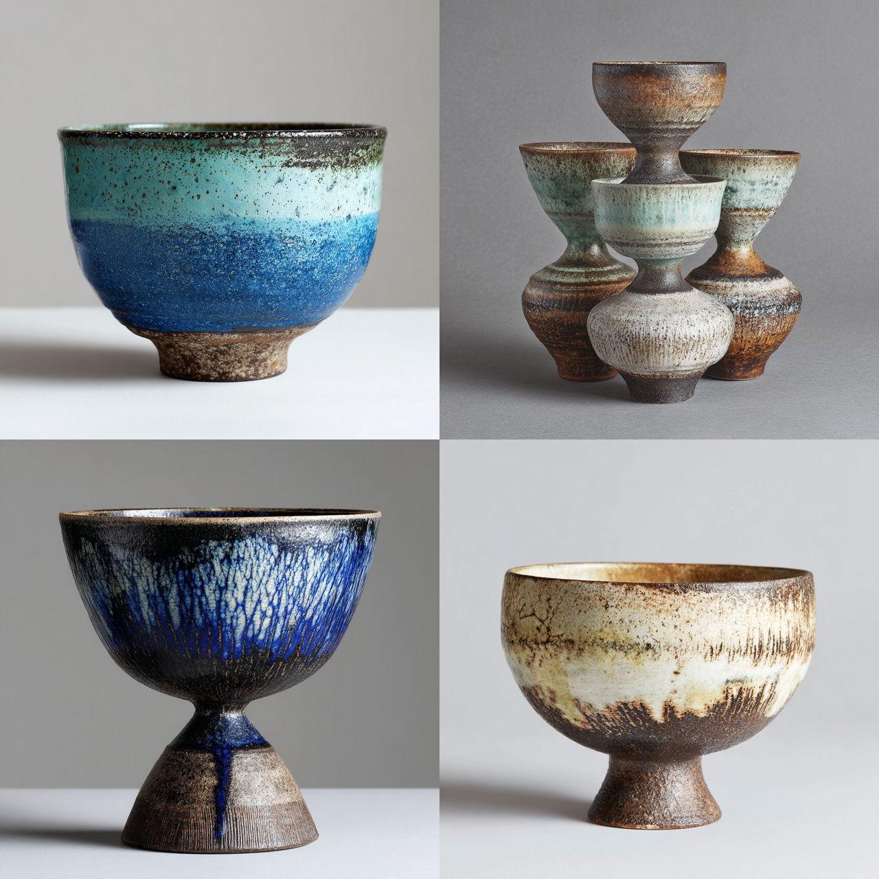 Lucie Rie style, Midjourney V7, render 1 of 4