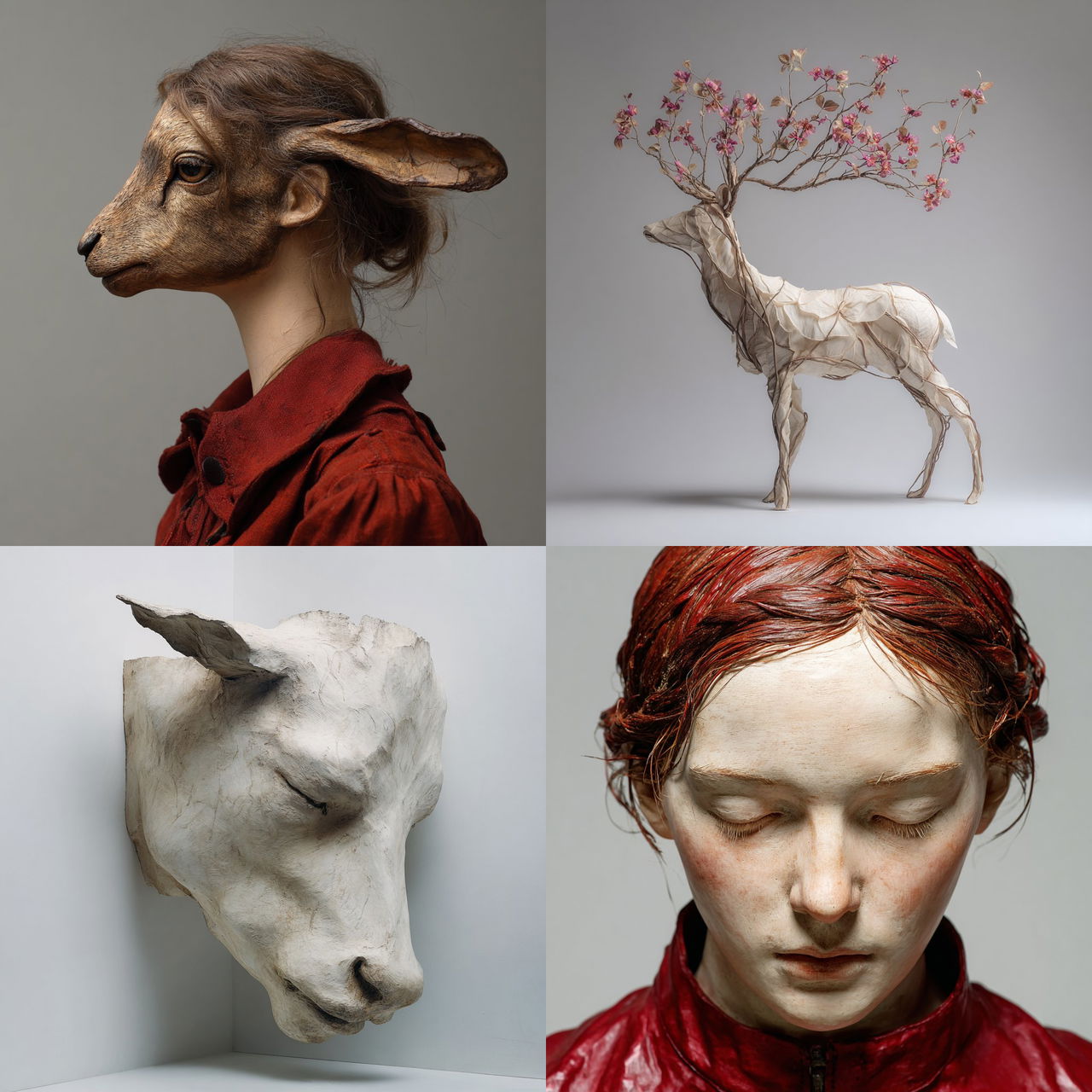Lucy Glendinning style, Midjourney V7, render 1 of 4
