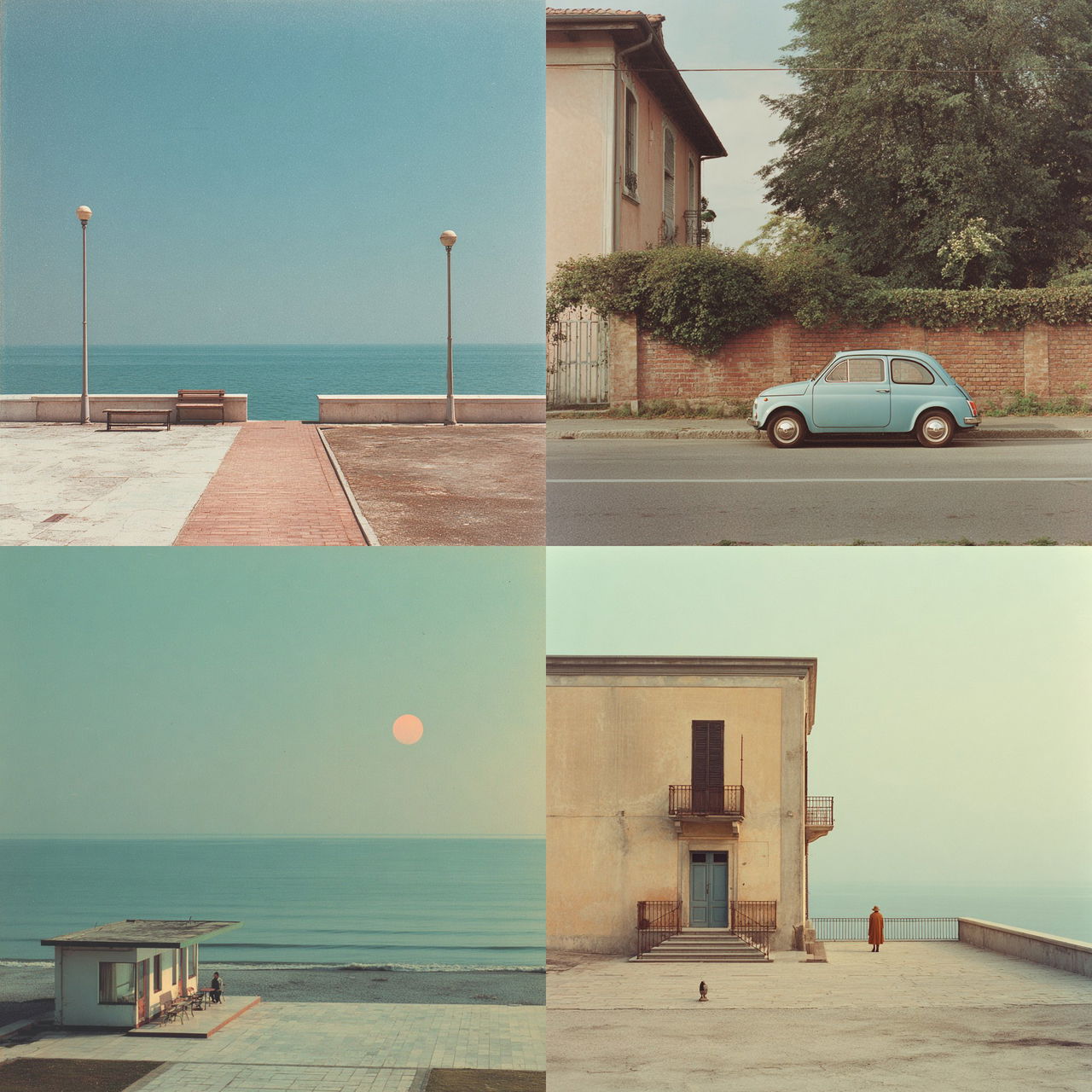 Luigi Ghirri style, Midjourney V7, render 1 of 4