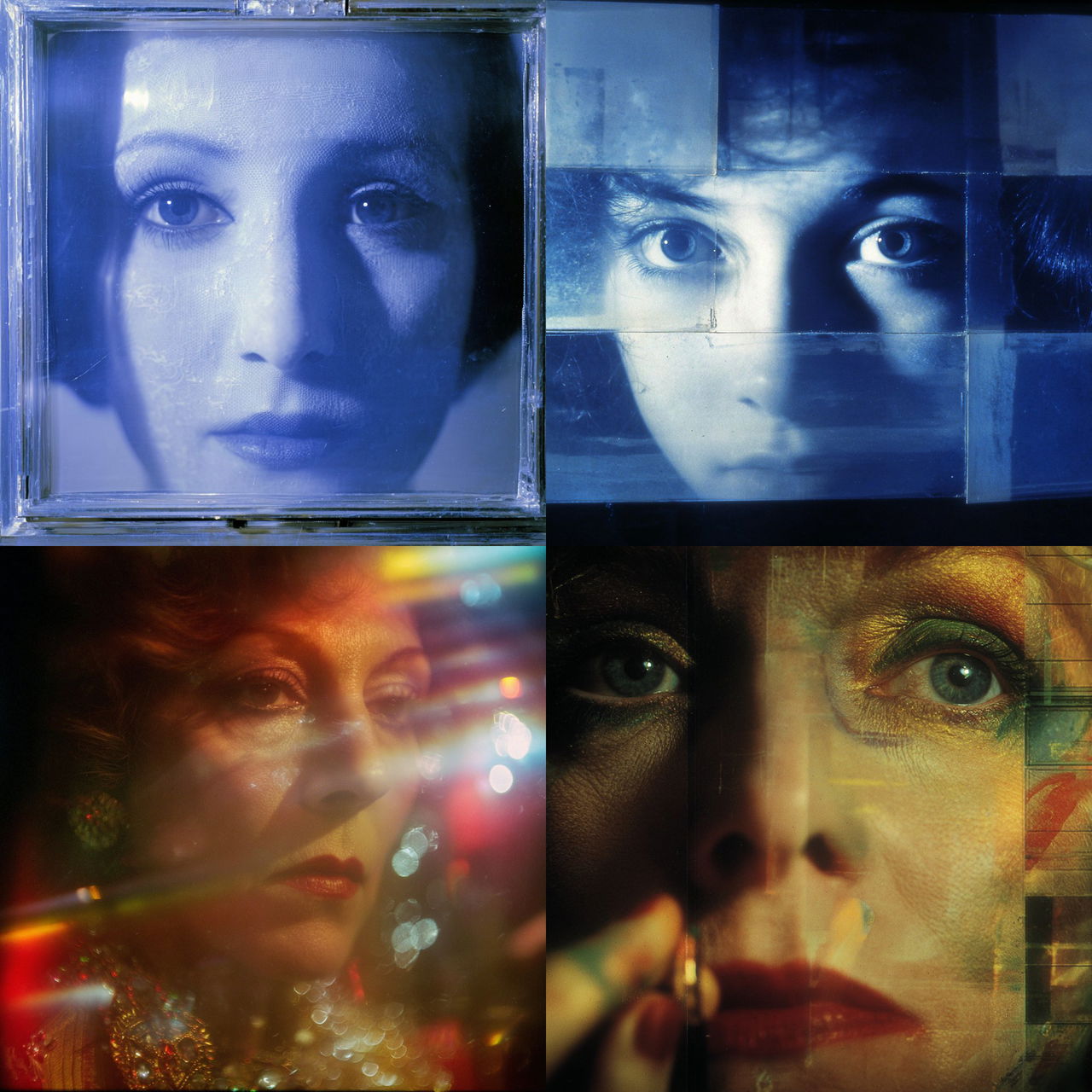 Lynn Hershman Leeson style, Midjourney V7, render 1 of 4