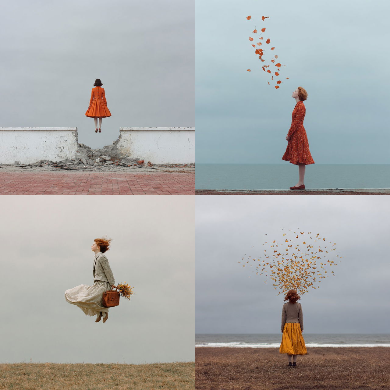 Maia Flore style, Midjourney V7, render 1 of 4