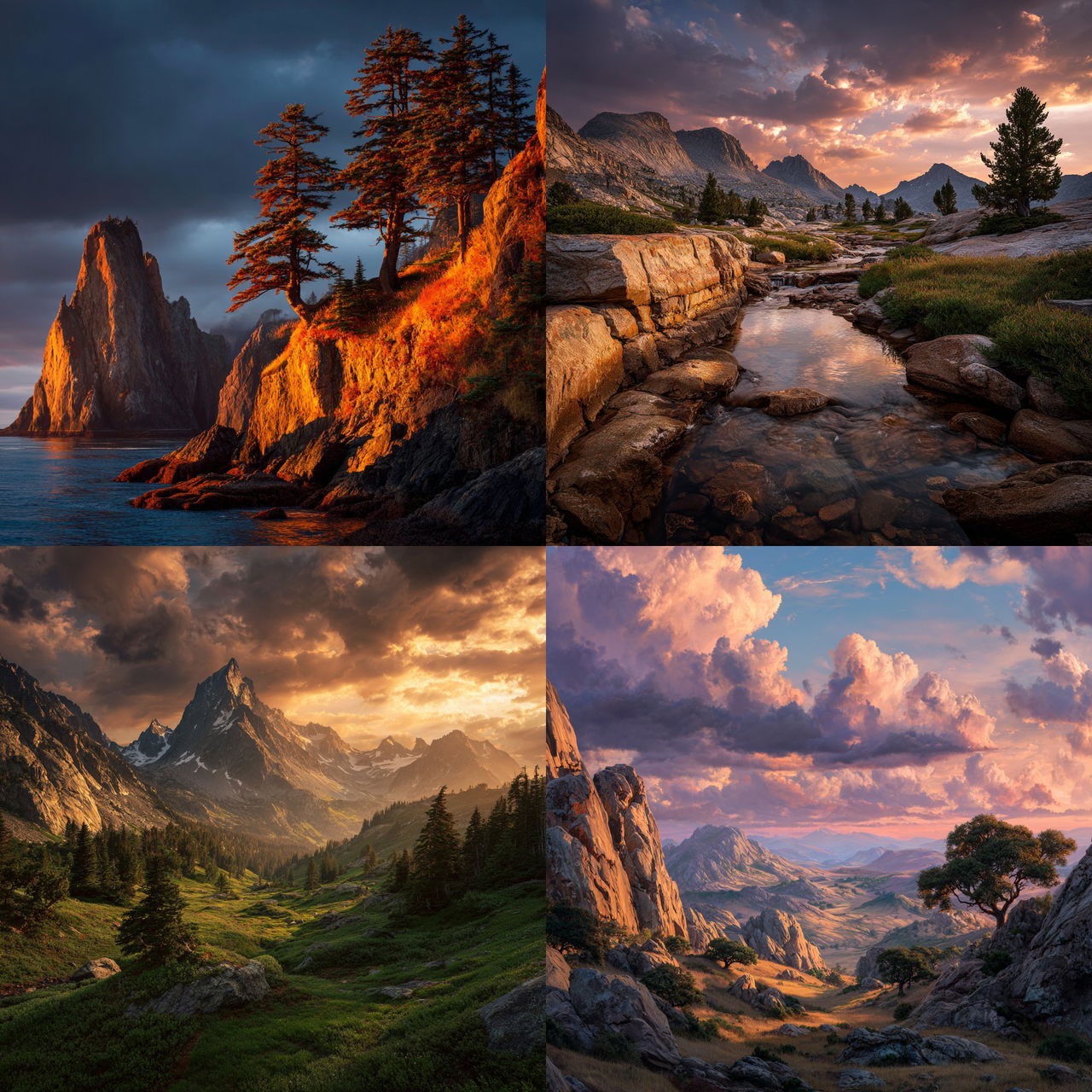 Marc Muench style, Midjourney V7, render 1 of 4