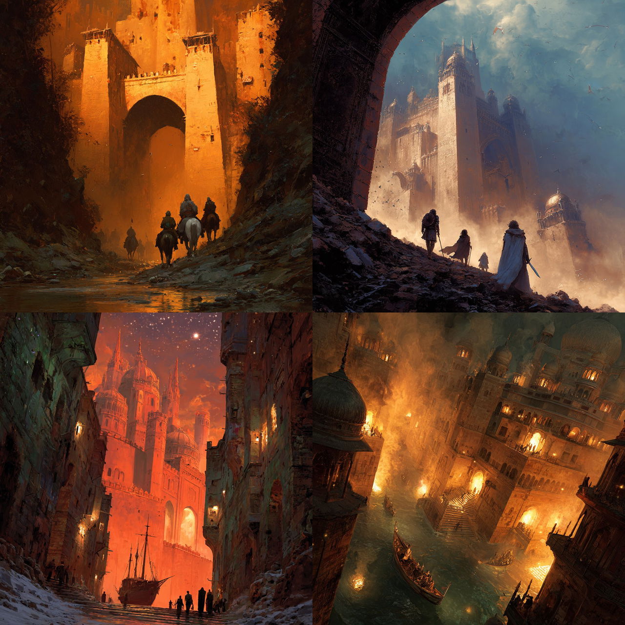 Marc Simonetti style, Midjourney V7, render 1 of 4
