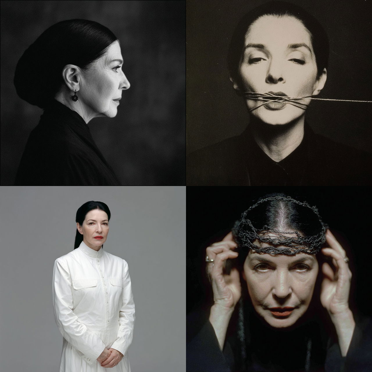 Marina Abramovic style, Midjourney V7, render 1 of 4