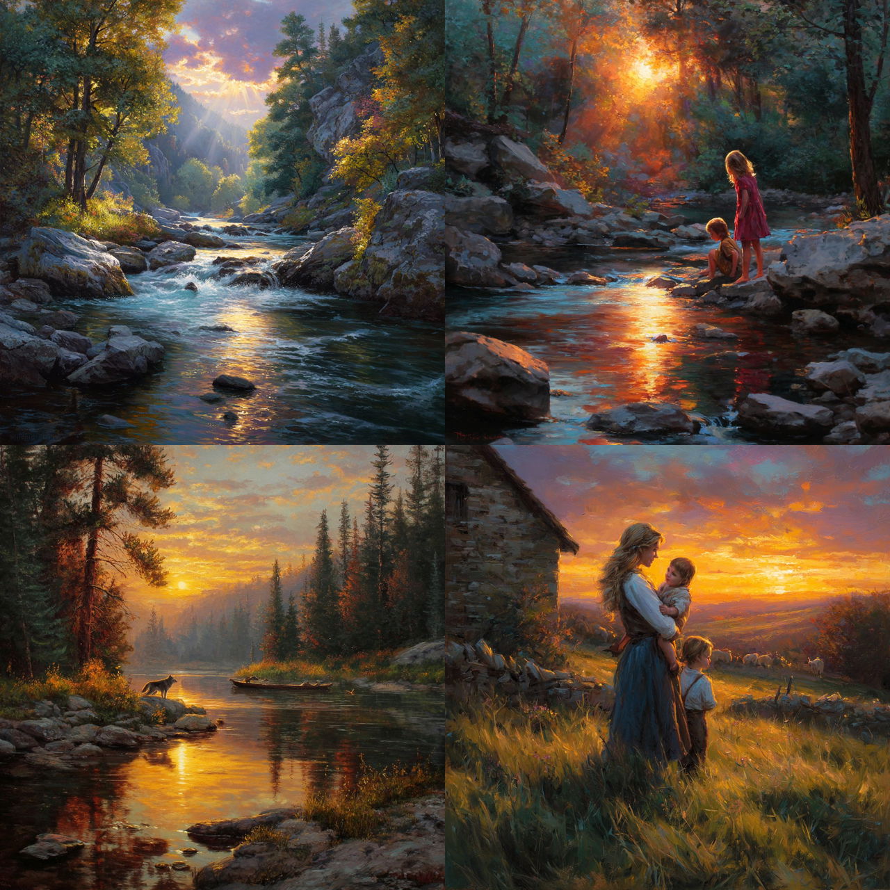 Mark Keathley style, Midjourney V7, render 1 of 4