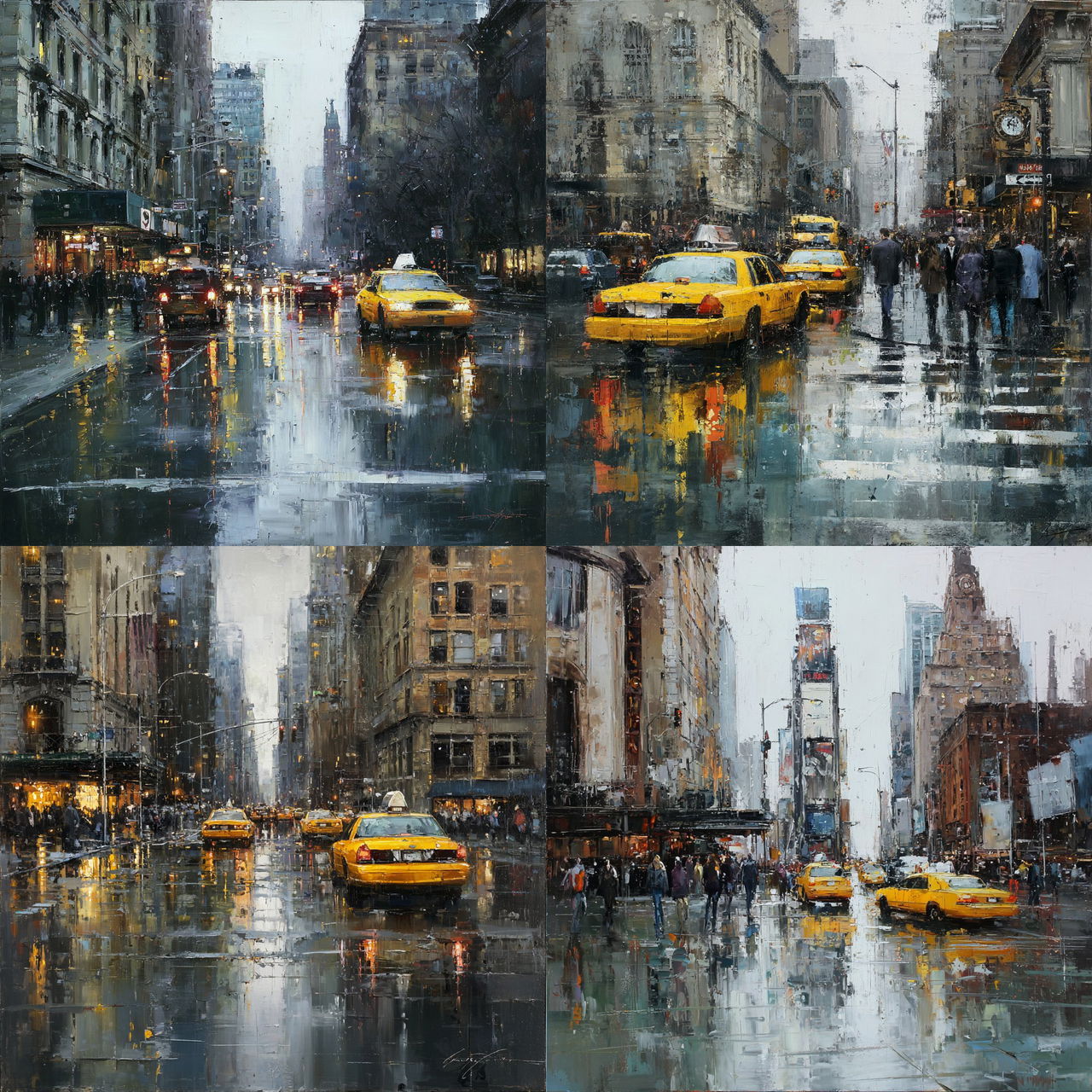 Mark Lague style, Midjourney V7, render 1 of 4