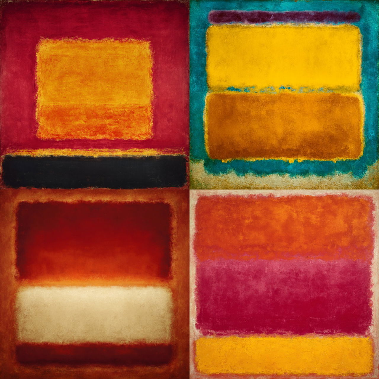 Mark Rothko style, Midjourney V7, render 1 of 4