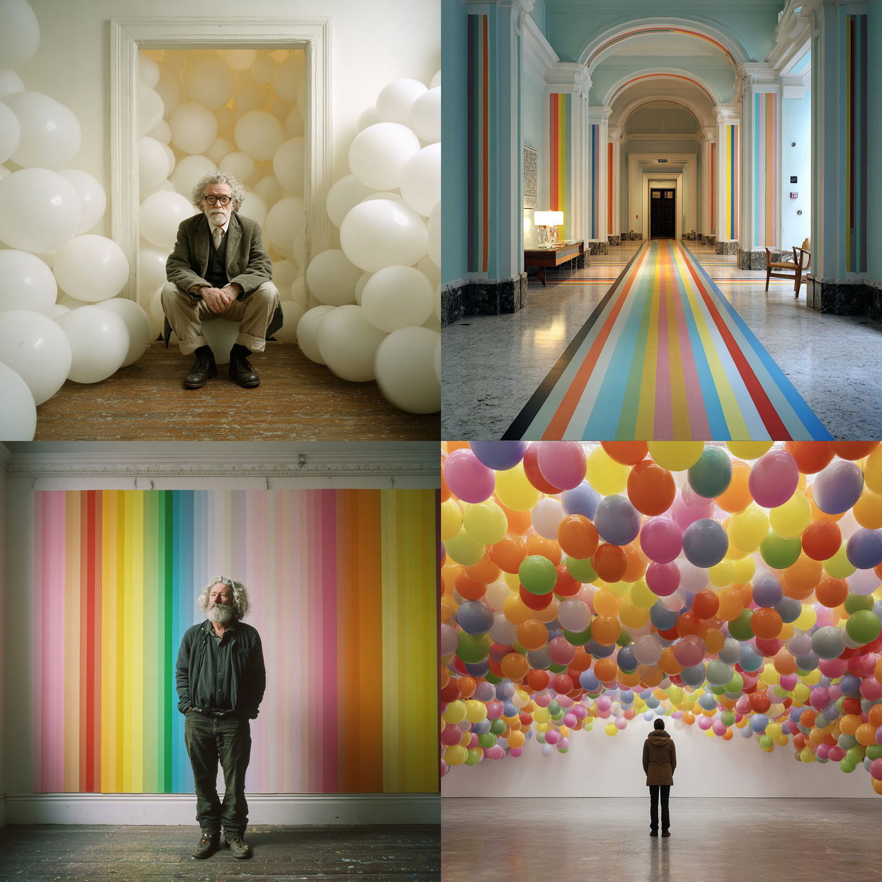Martin Creed style, Midjourney V7, render 1 of 4