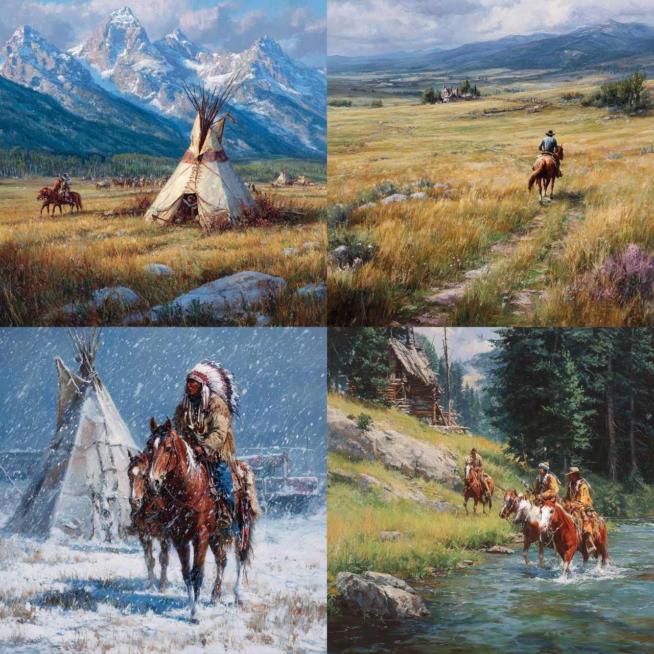 Martin Grelle style, Midjourney V7, render 1 of 4