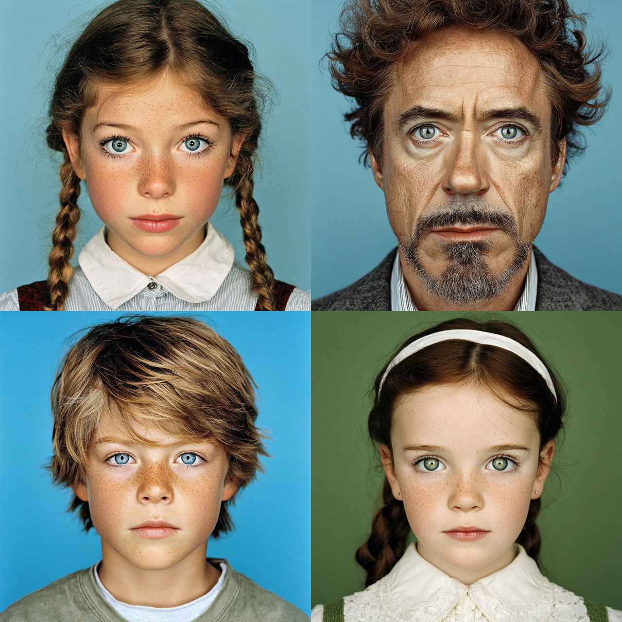 Martin Schoeller style, Midjourney V7, render 1 of 4