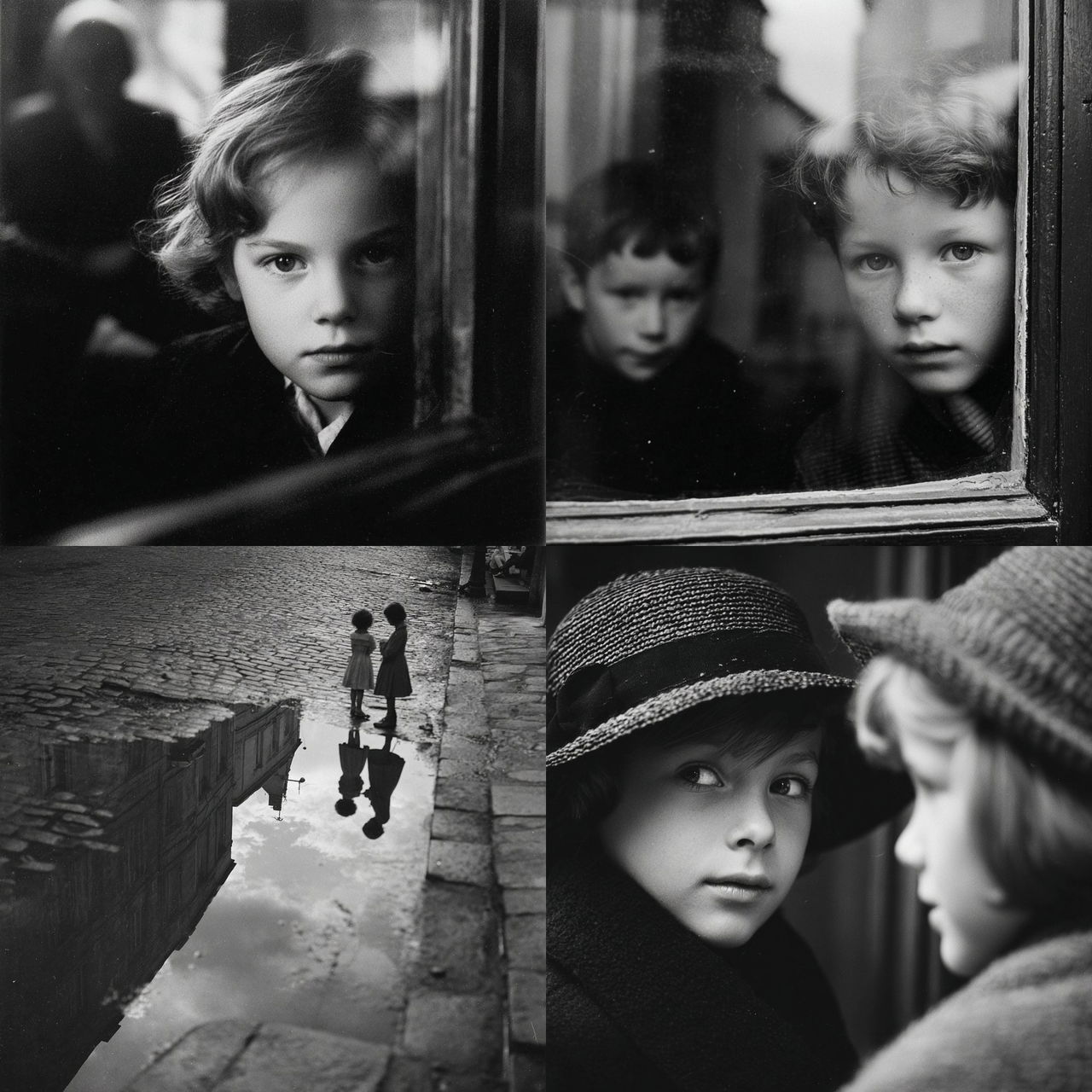 Martine Franck style, Midjourney V7, render 1 of 4