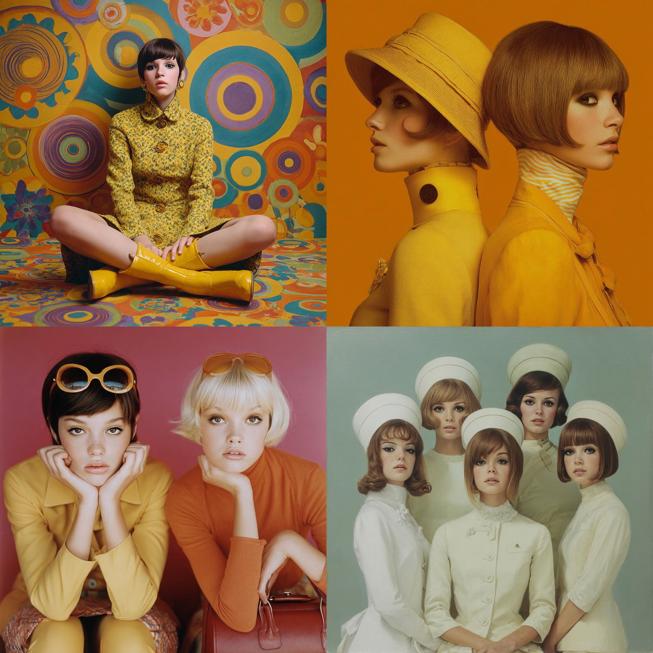 Mary Quant style, Midjourney V7, render 1 of 4