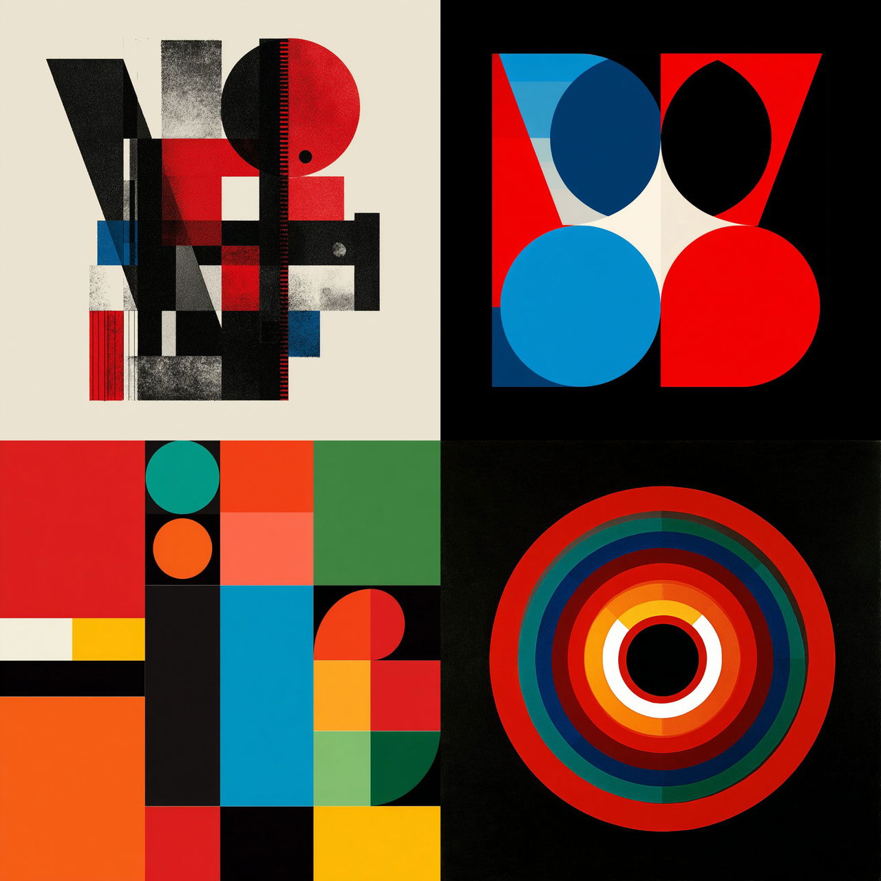 Massimo Vignelli style, Midjourney V7, render 1 of 4