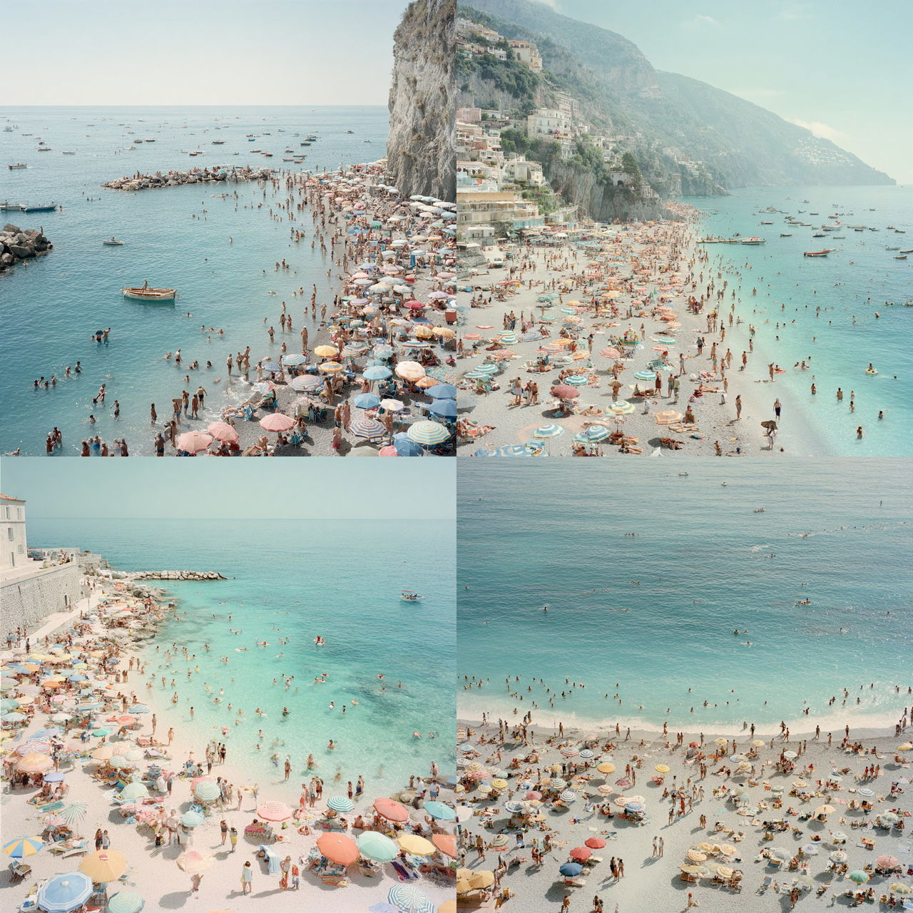 Massimo Vitali style, Midjourney V7, render 1 of 4