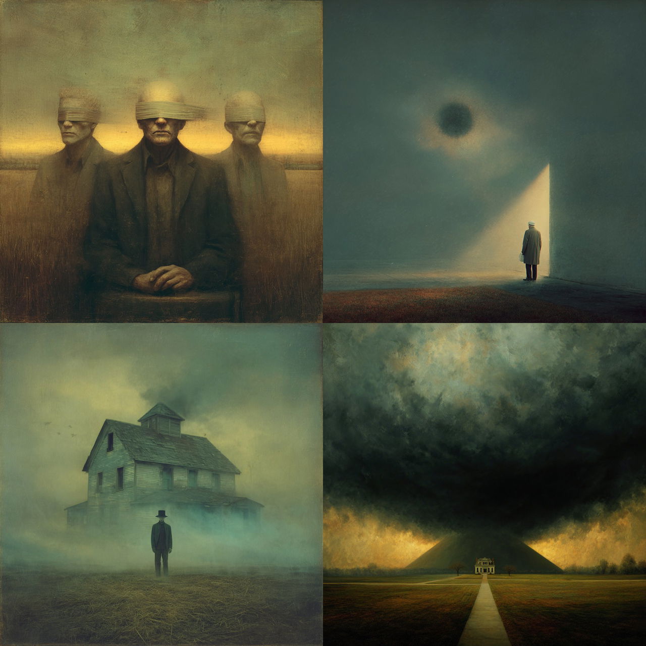 Matt Mahurin style, Midjourney V7, render 1 of 4