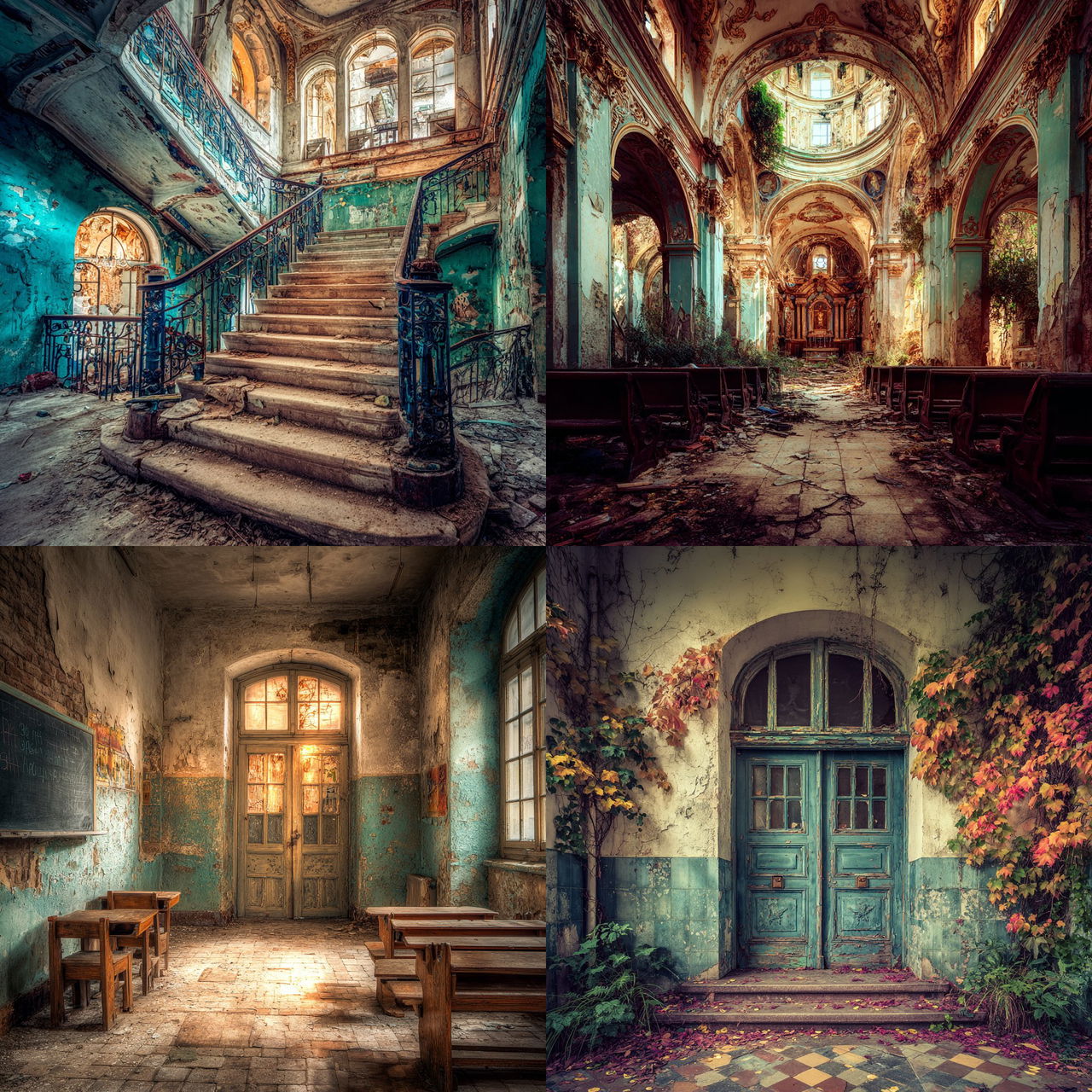 Matthias Haker style, Midjourney V7, render 1 of 4