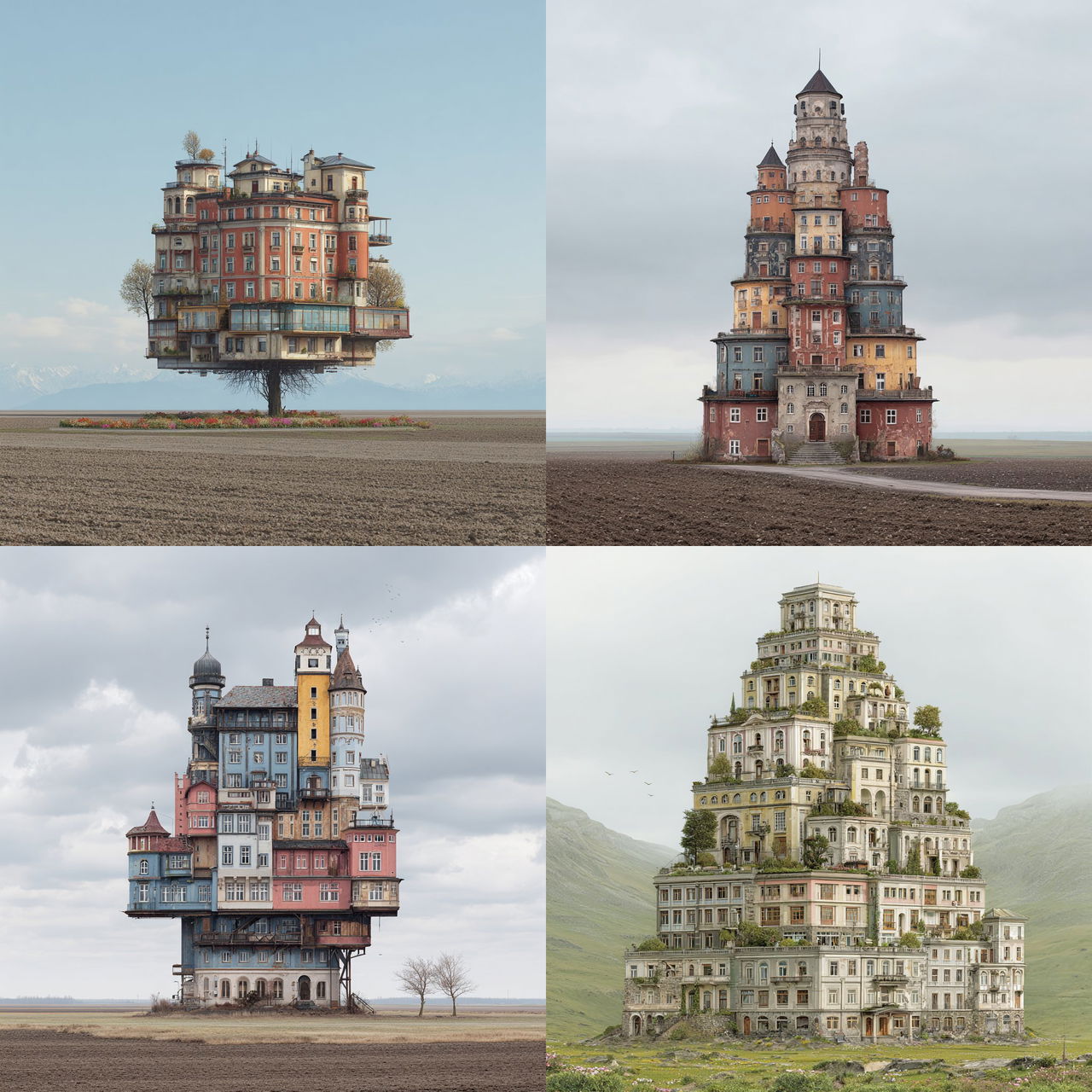 Matthias Jung style, Midjourney V7, render 1 of 4