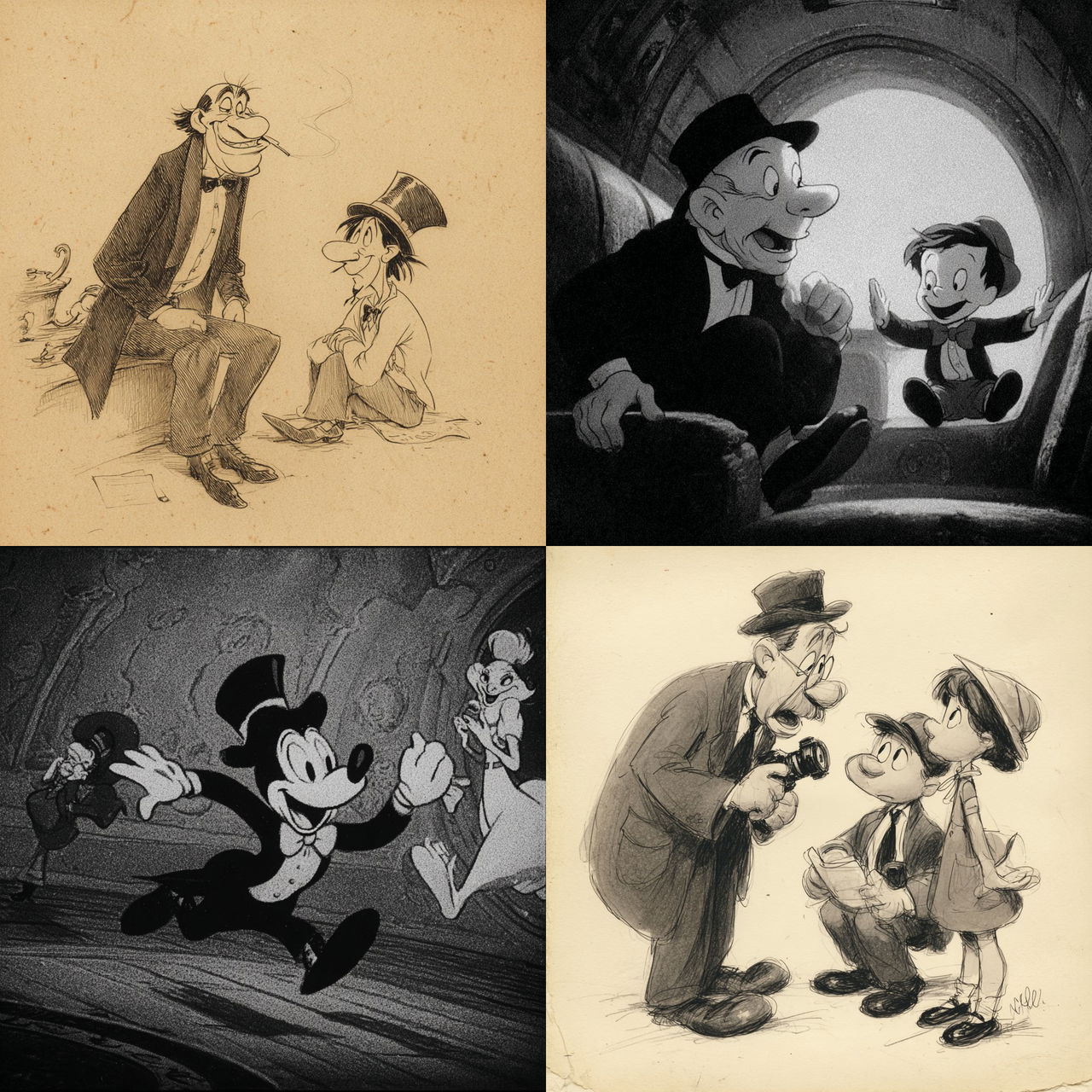 Max Fleischer style, Midjourney V7, render 1 of 4