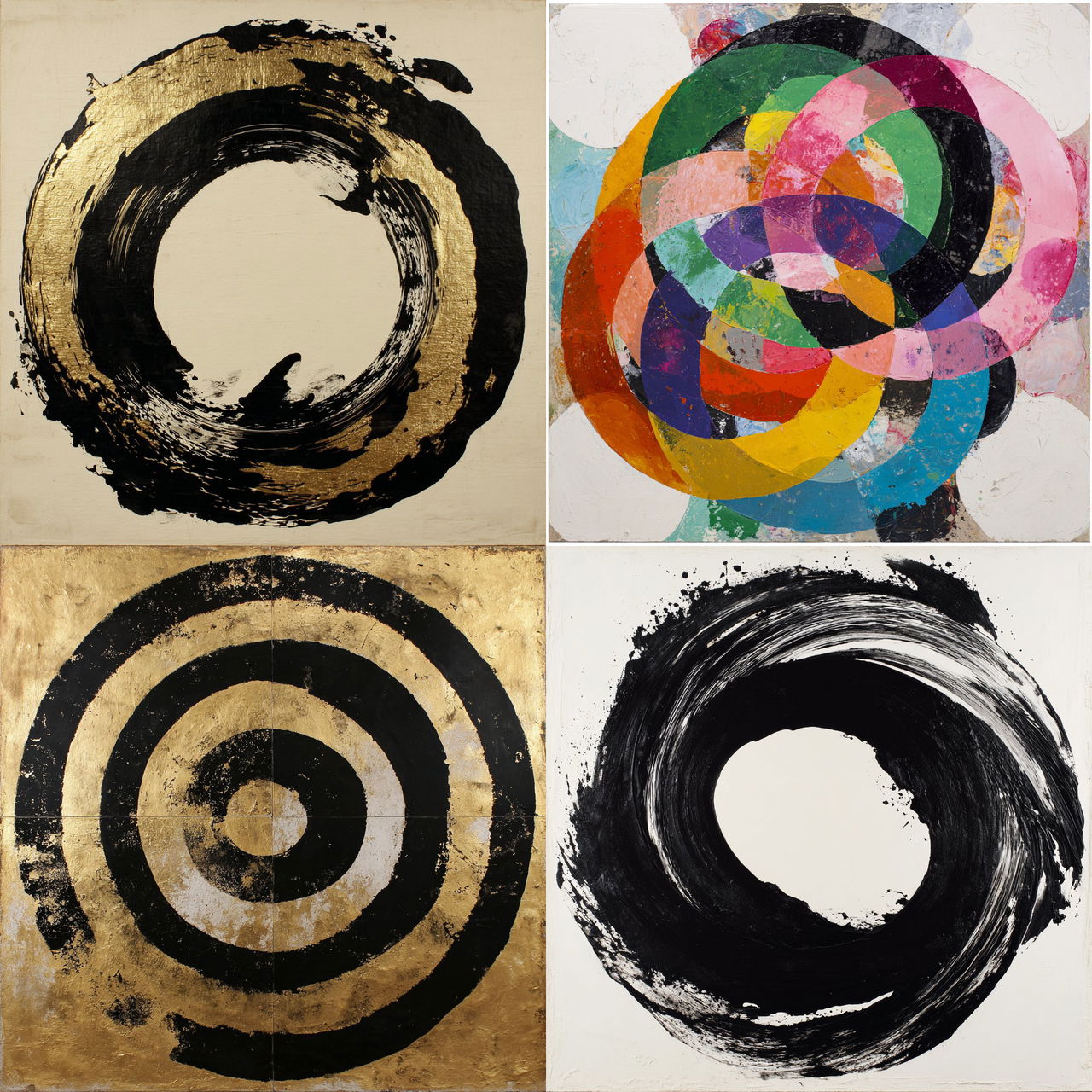 Max Gimblett style, Midjourney V7, render 1 of 4