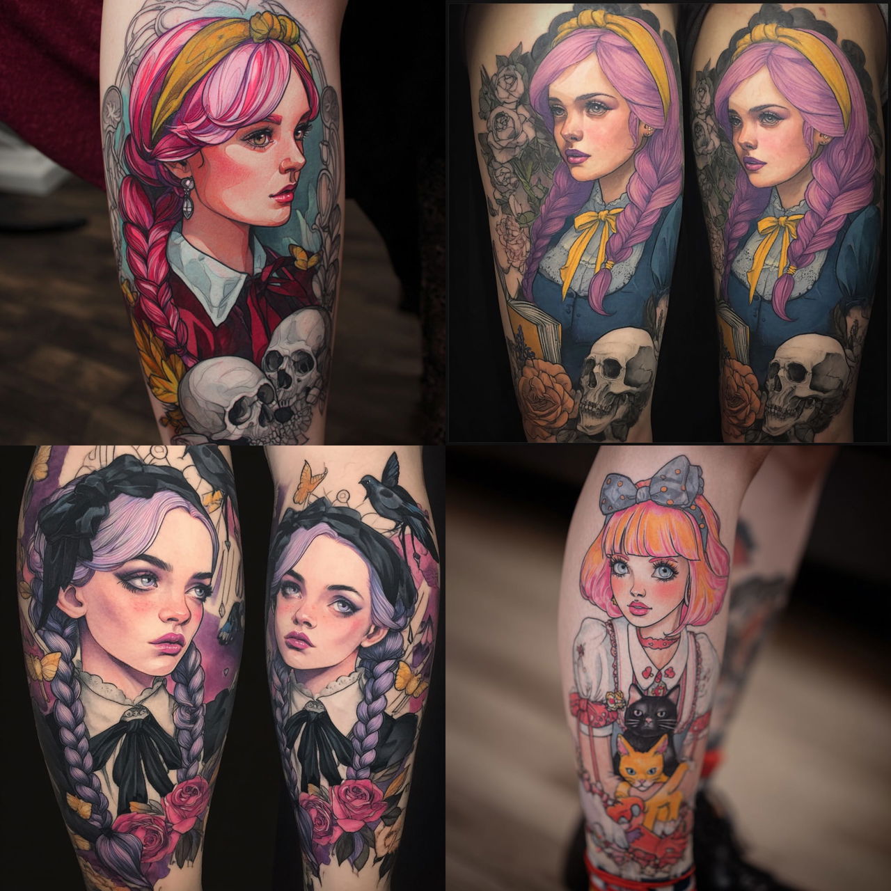 Megan Massacre style, Midjourney V7, render 1 of 4