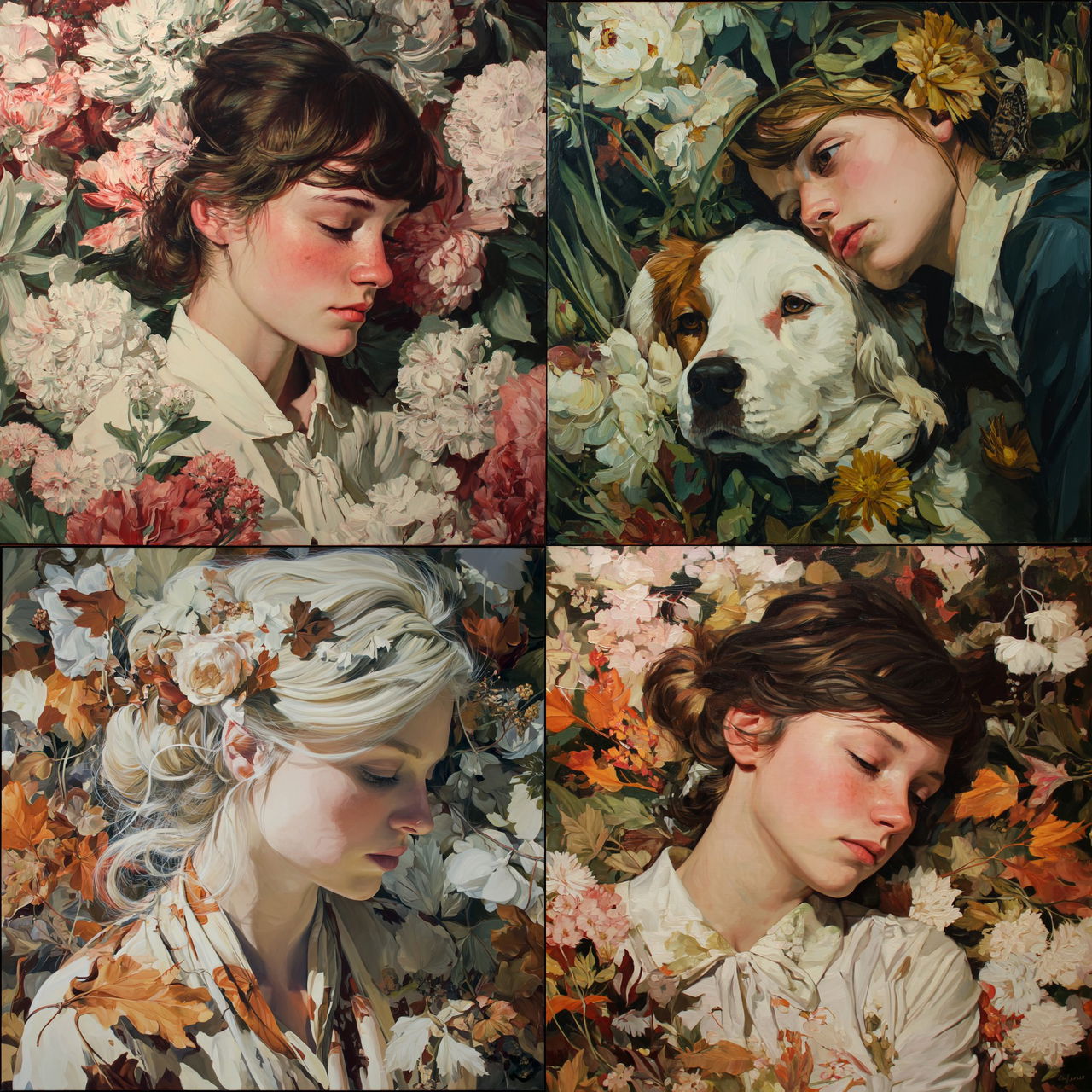 Meghan Howland style, Midjourney V7, render 1 of 4