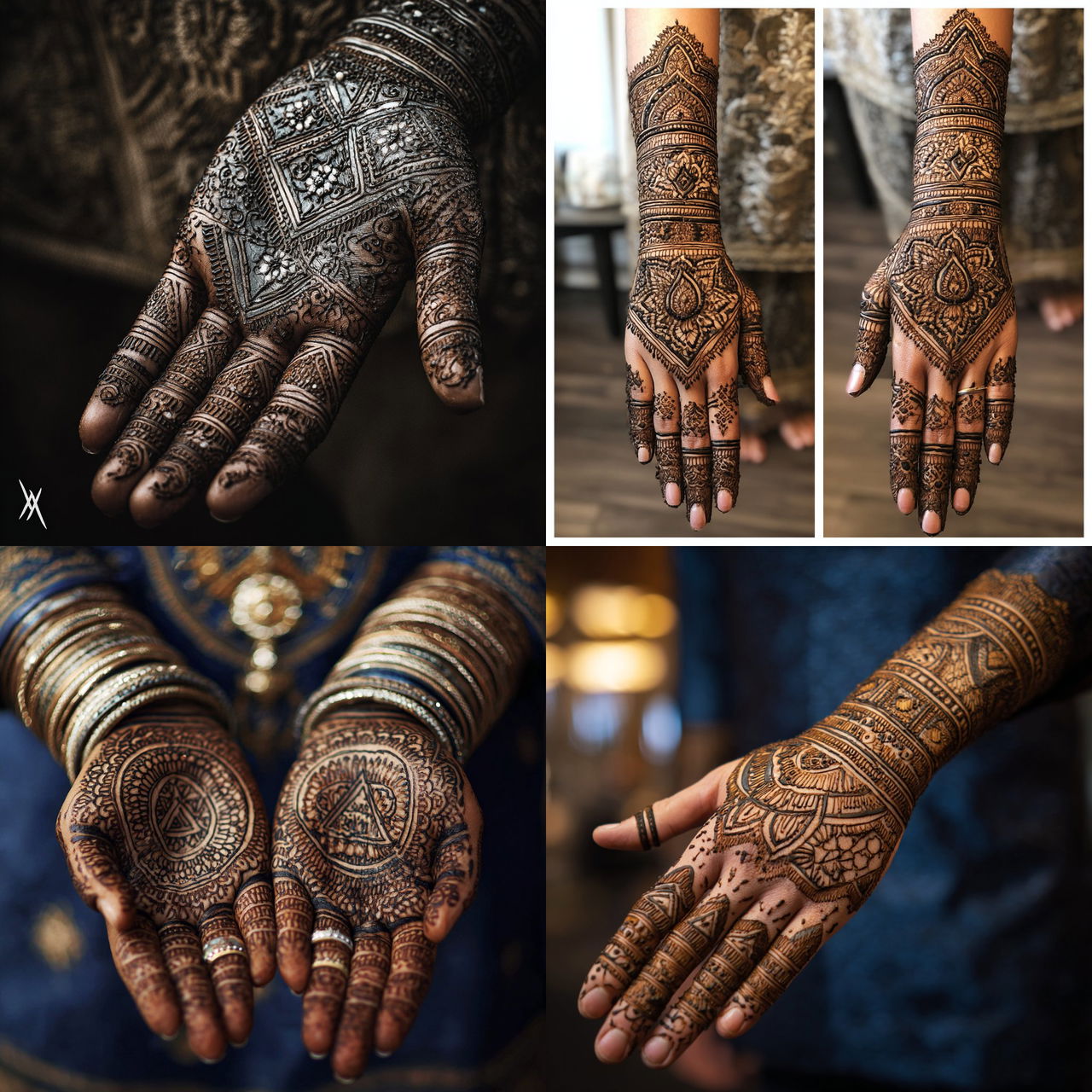Mehndi style, Midjourney V7, render 1 of 4
