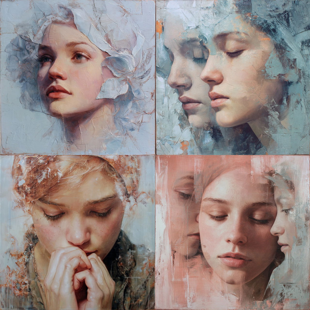 Meredith Marsone style, Midjourney V7, render 1 of 4