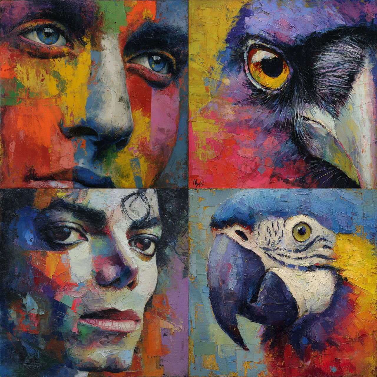 Michael Creese style, Midjourney V7, render 1 of 4