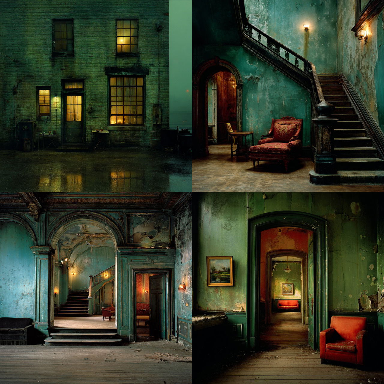 Michael Eastman style, Midjourney V7, render 1 of 4