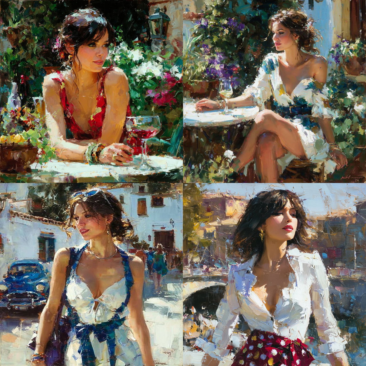 Michael Garmash style, Midjourney V7, render 1 of 4