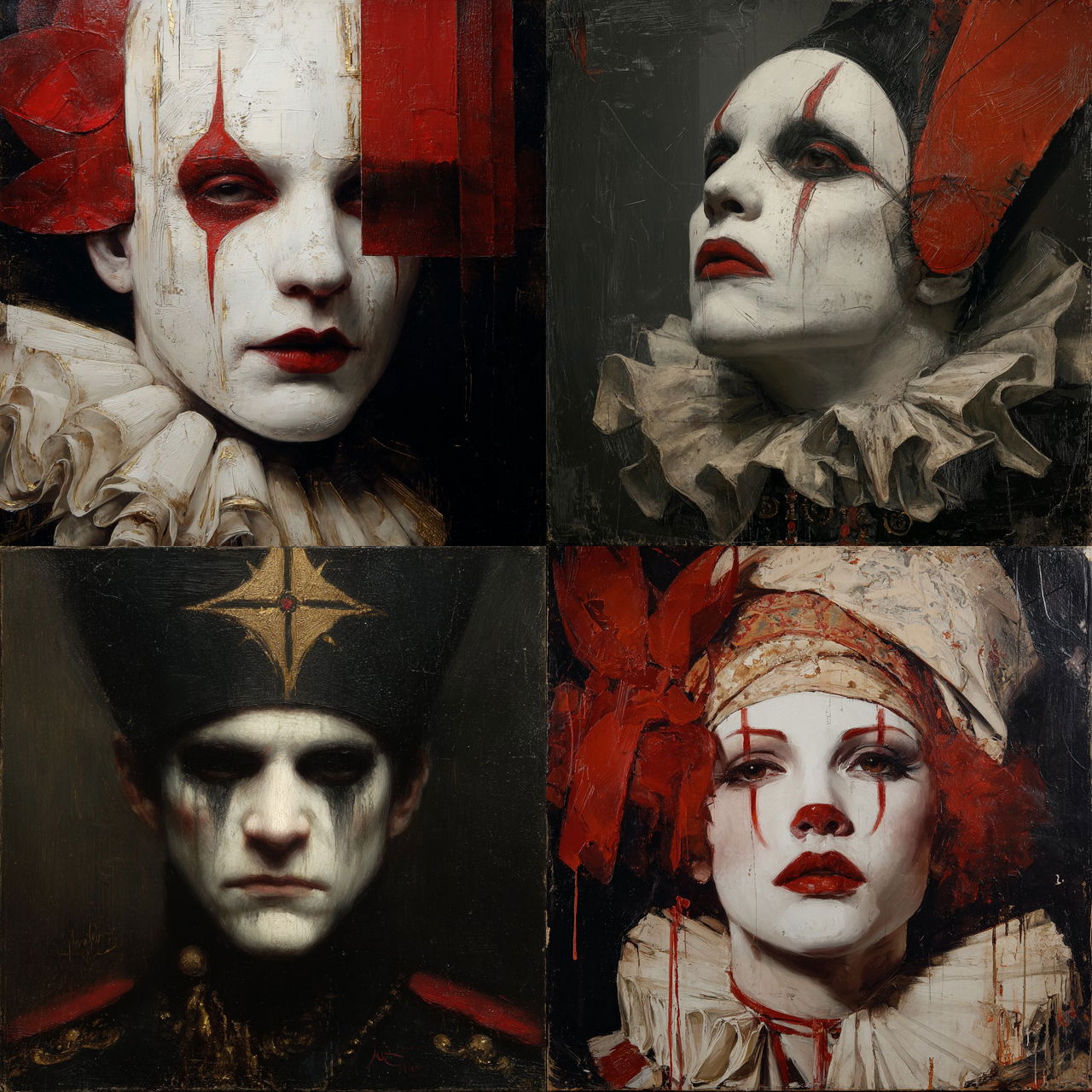 Michael Hussar style, Midjourney V7, render 1 of 4