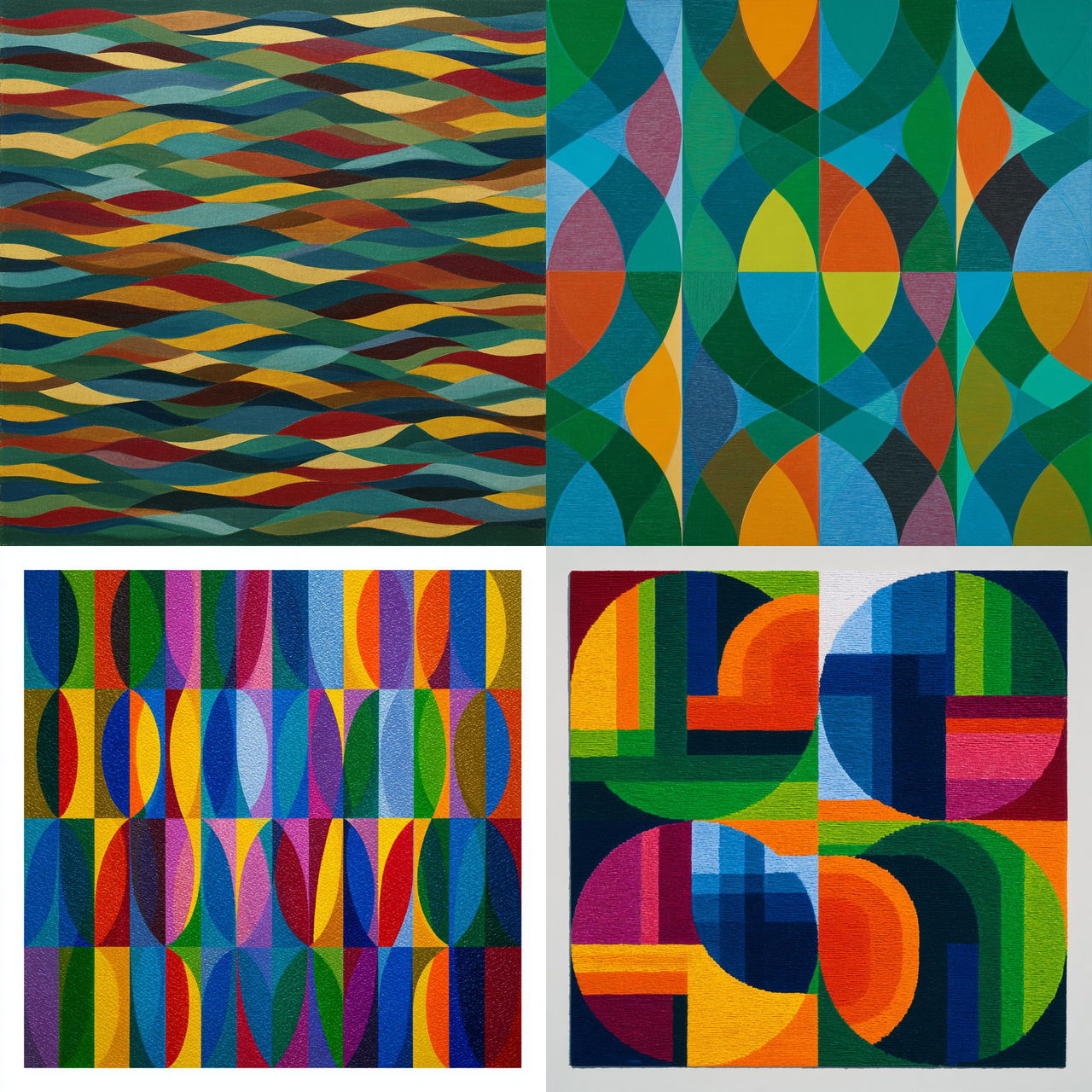 Michael Kidner style, Midjourney V7, render 1 of 4