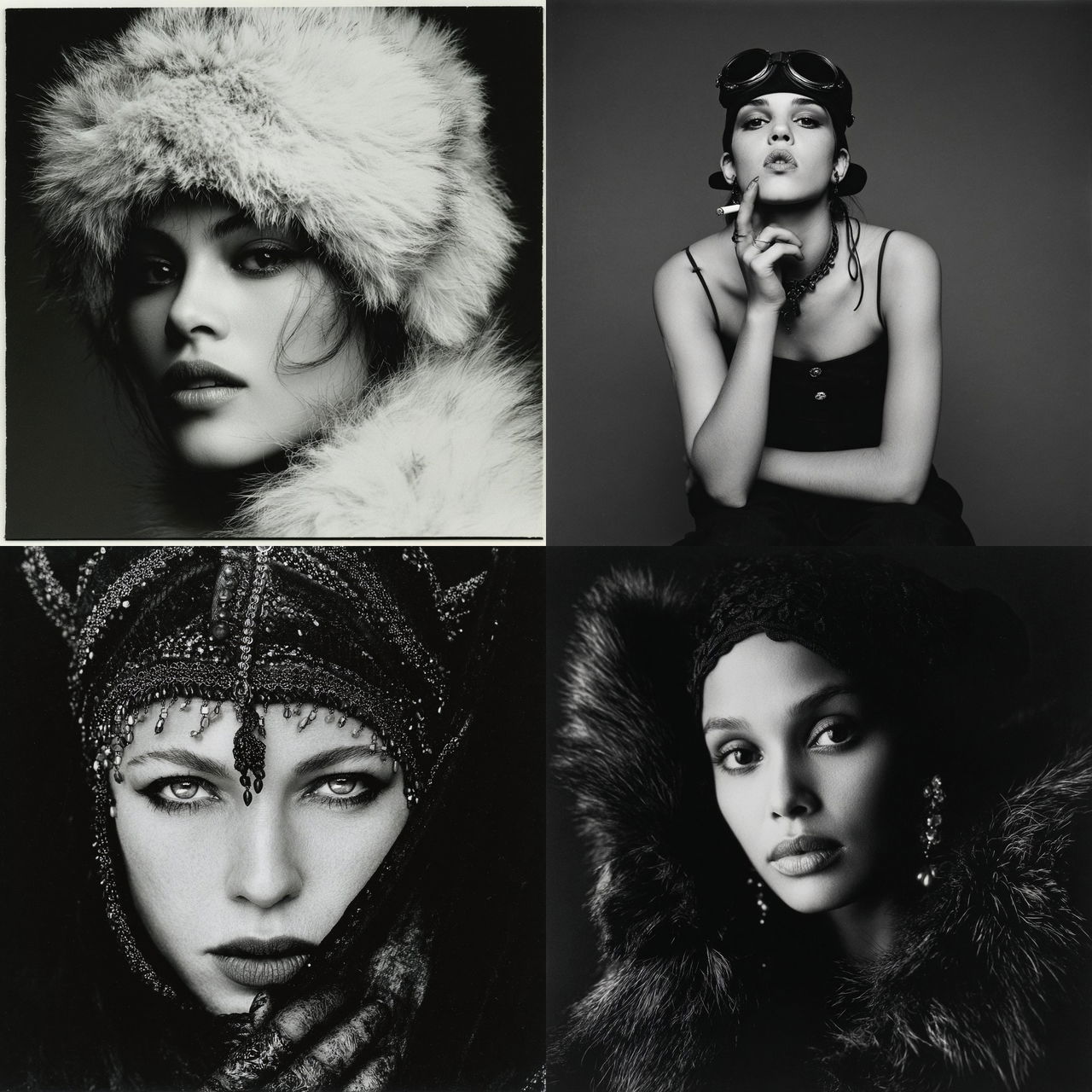 Michel Comte style, Midjourney V7, render 1 of 4